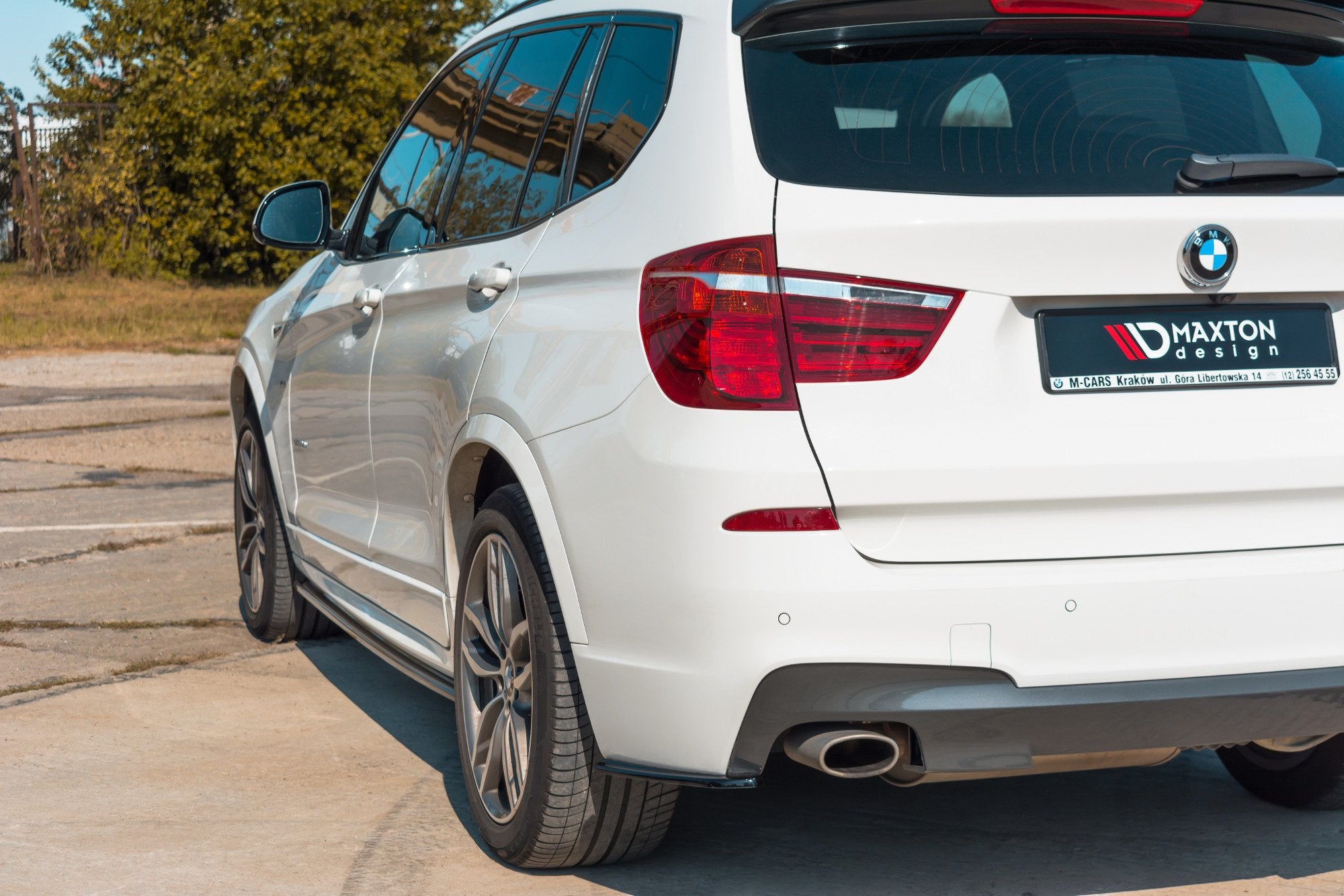 Flaps Heckansatz Diffusor für BMW X3 M-Paket F25 Facelift