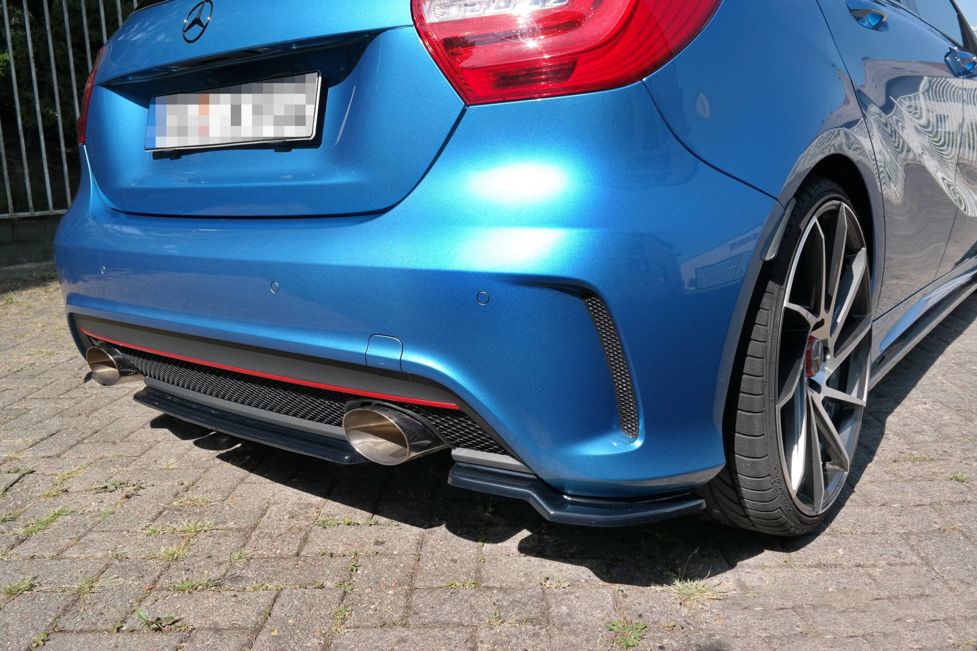 Diffusor für Mercedes W176 AMG-LINE vor Facelift