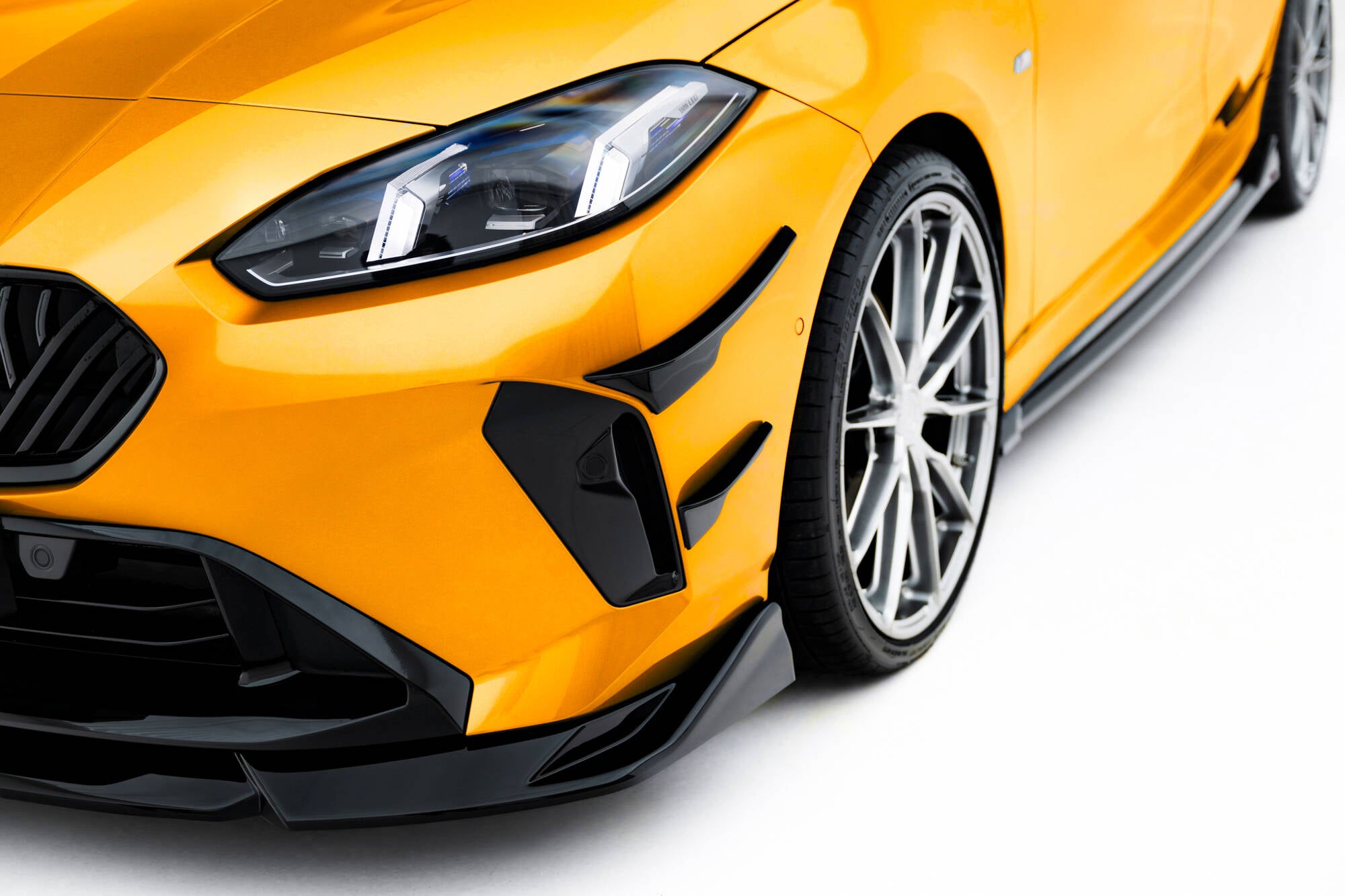 Stoßstangen Flaps Wings vorne Canards für BMW 1er M-Paket F70