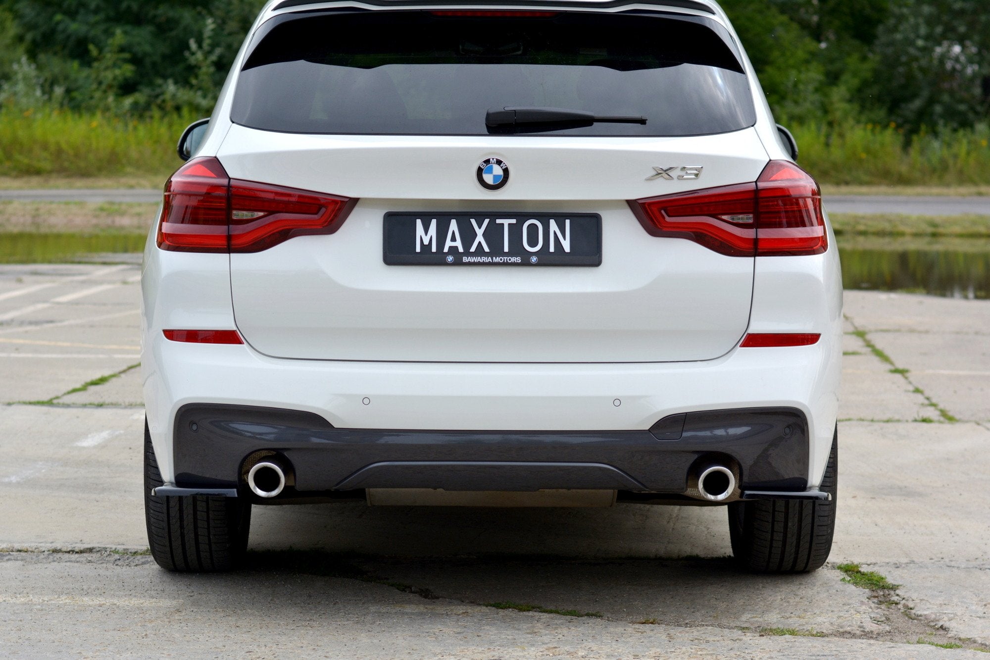 Flaps Heckansatz Diffusor für BMW X3 G01 M Paket
