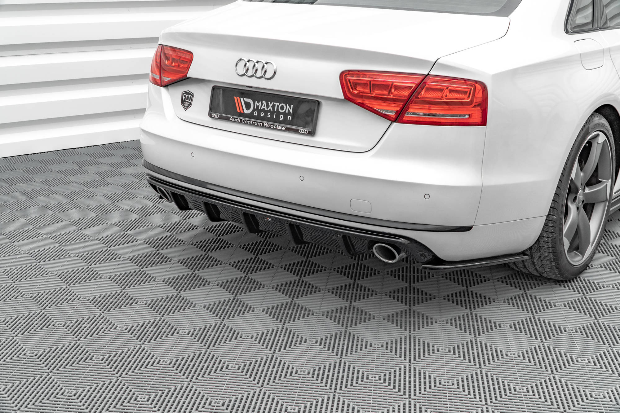 Diffusor Heck Ansatz für Audi A8 D4
