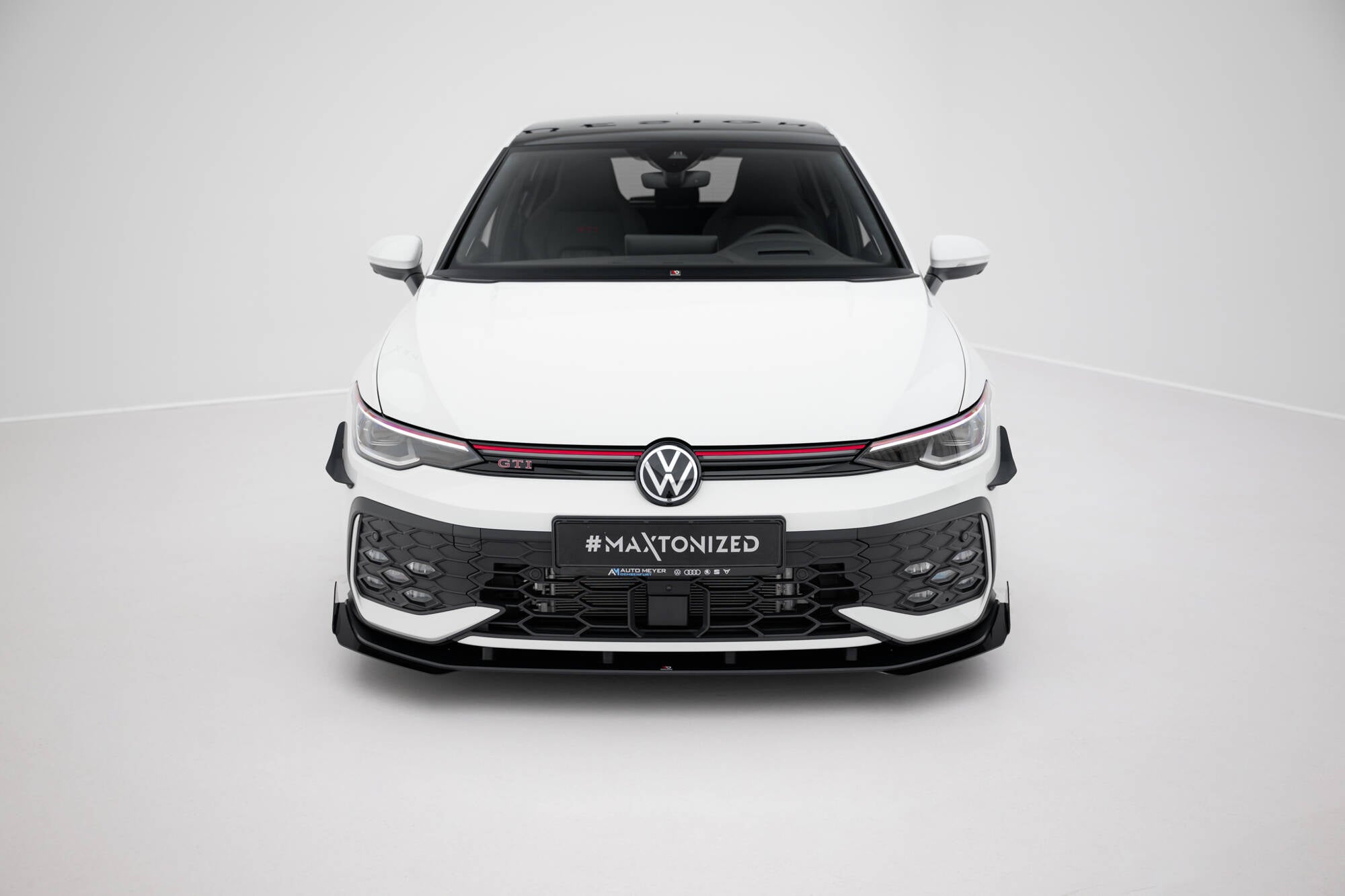 Street Pro Frontlippe für + Flaps für VW Golf GTI / GTE / R-Line Mk8 Facelift