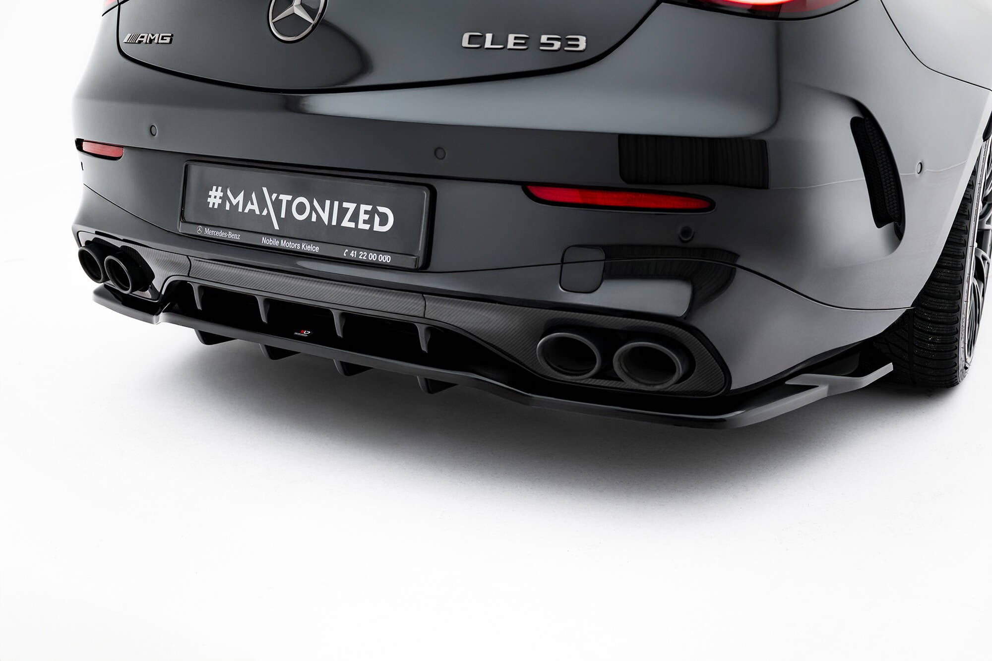 Mittlerer Cup Diffusor DTM Look Heck Ansatz für Mercedes-AMG CLE 53 C236