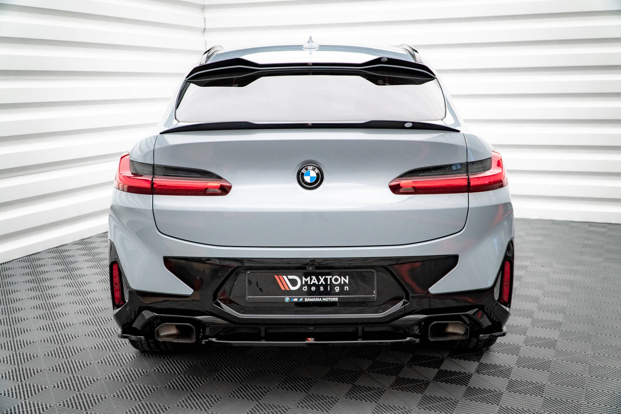 Heckansatz für BMW X4 M - Paket G02 Facelift