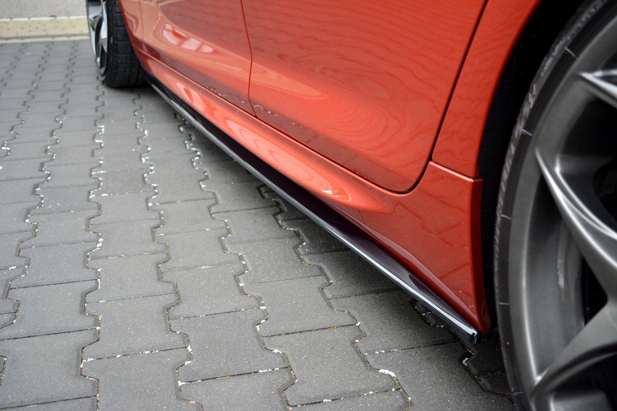 Seitenschweller Ansatz für BMW M6 GRAN COUPÉ schwarz matt