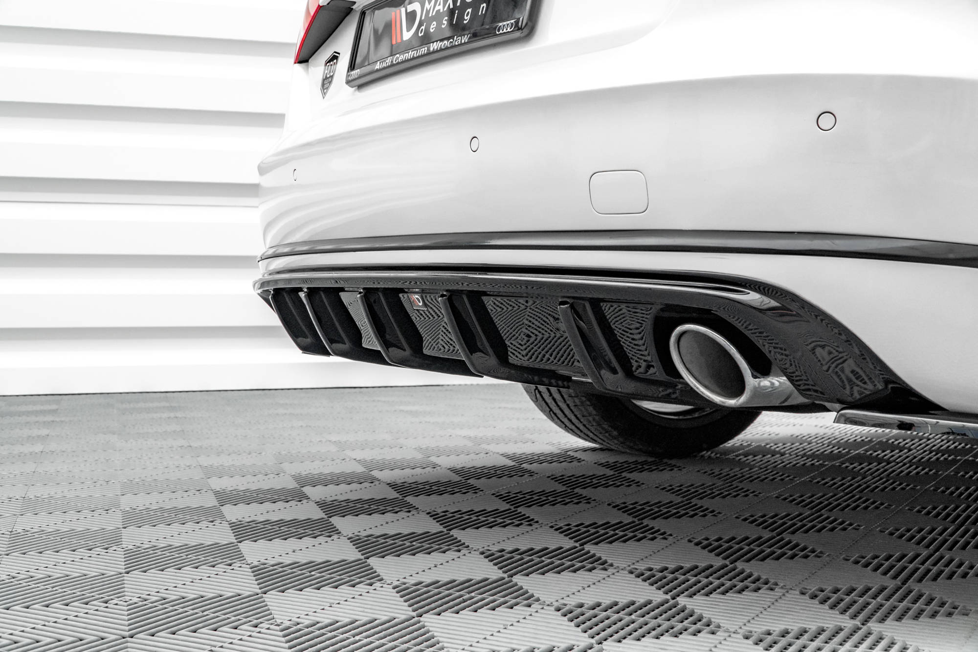 Diffusor Heck Ansatz für Audi A8 D4