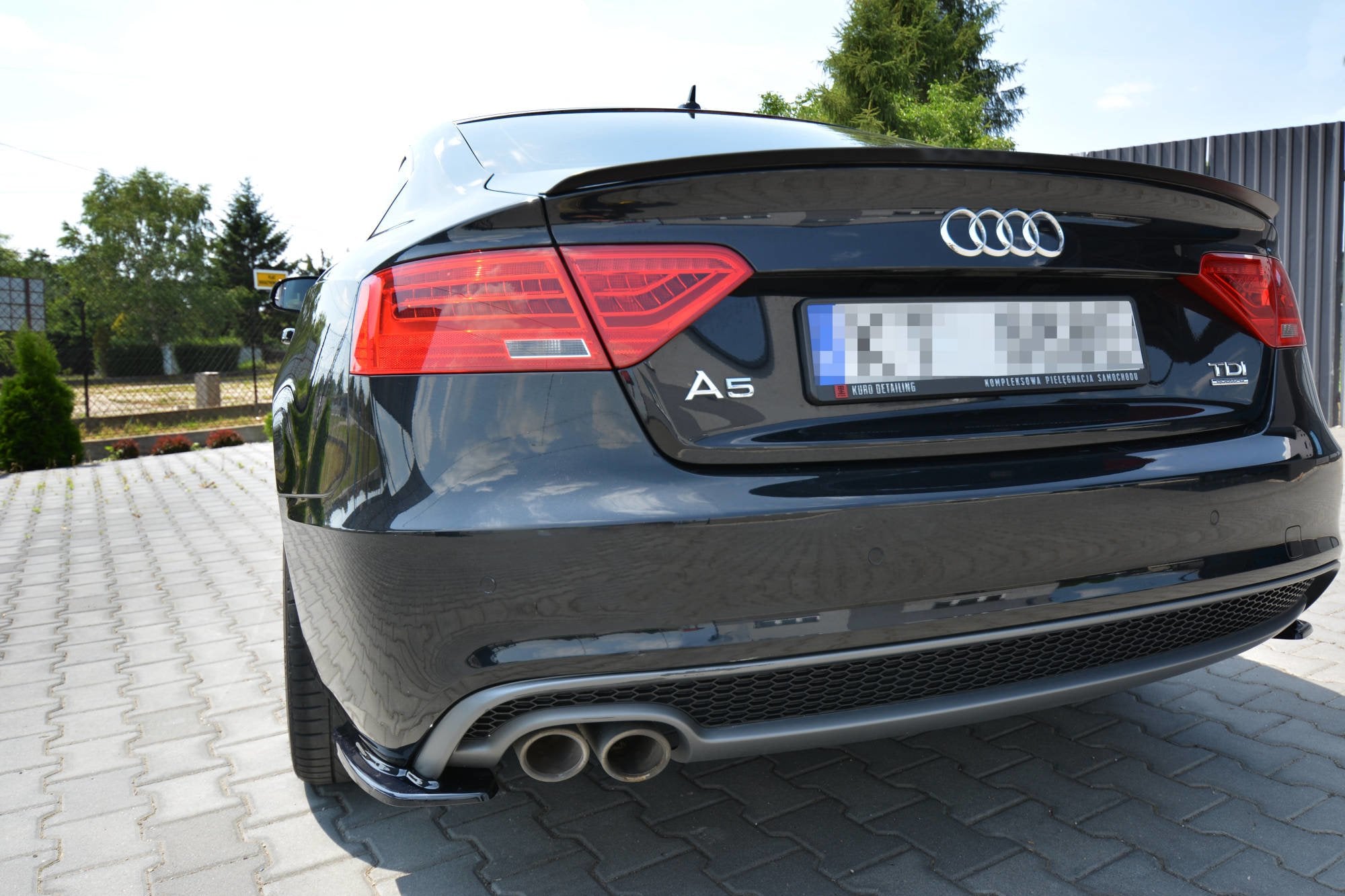 Spoiler CAP für Audi A5 Sportback S-Line 8T Facelift