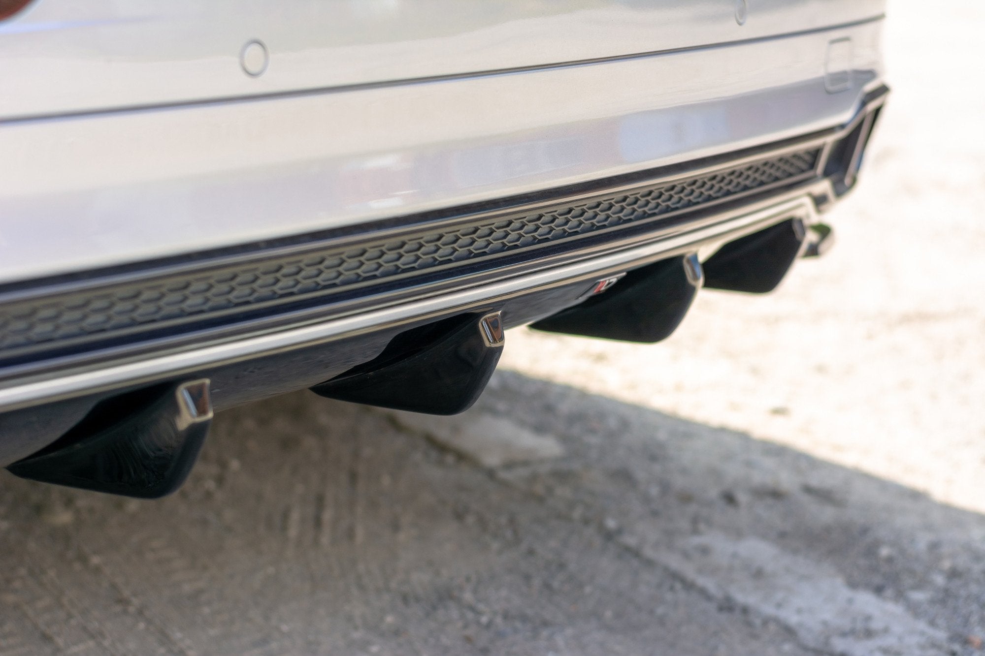 Diffusor Heck Ansatz für Audi SQ5/Q5 S-line Mk2