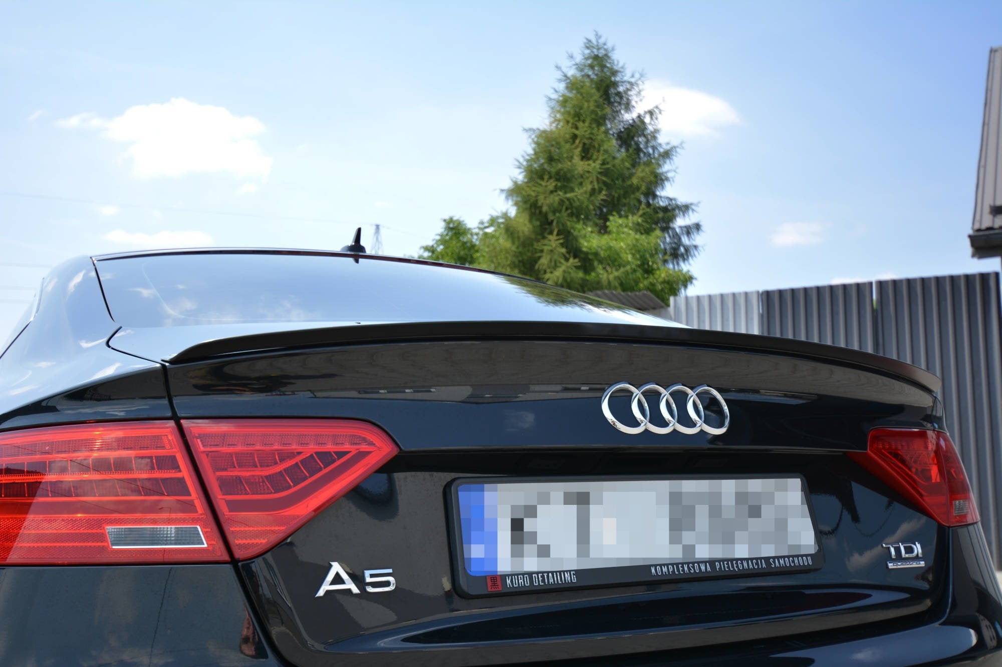 Spoiler CAP für Audi A5 Sportback S-Line 8T Facelift