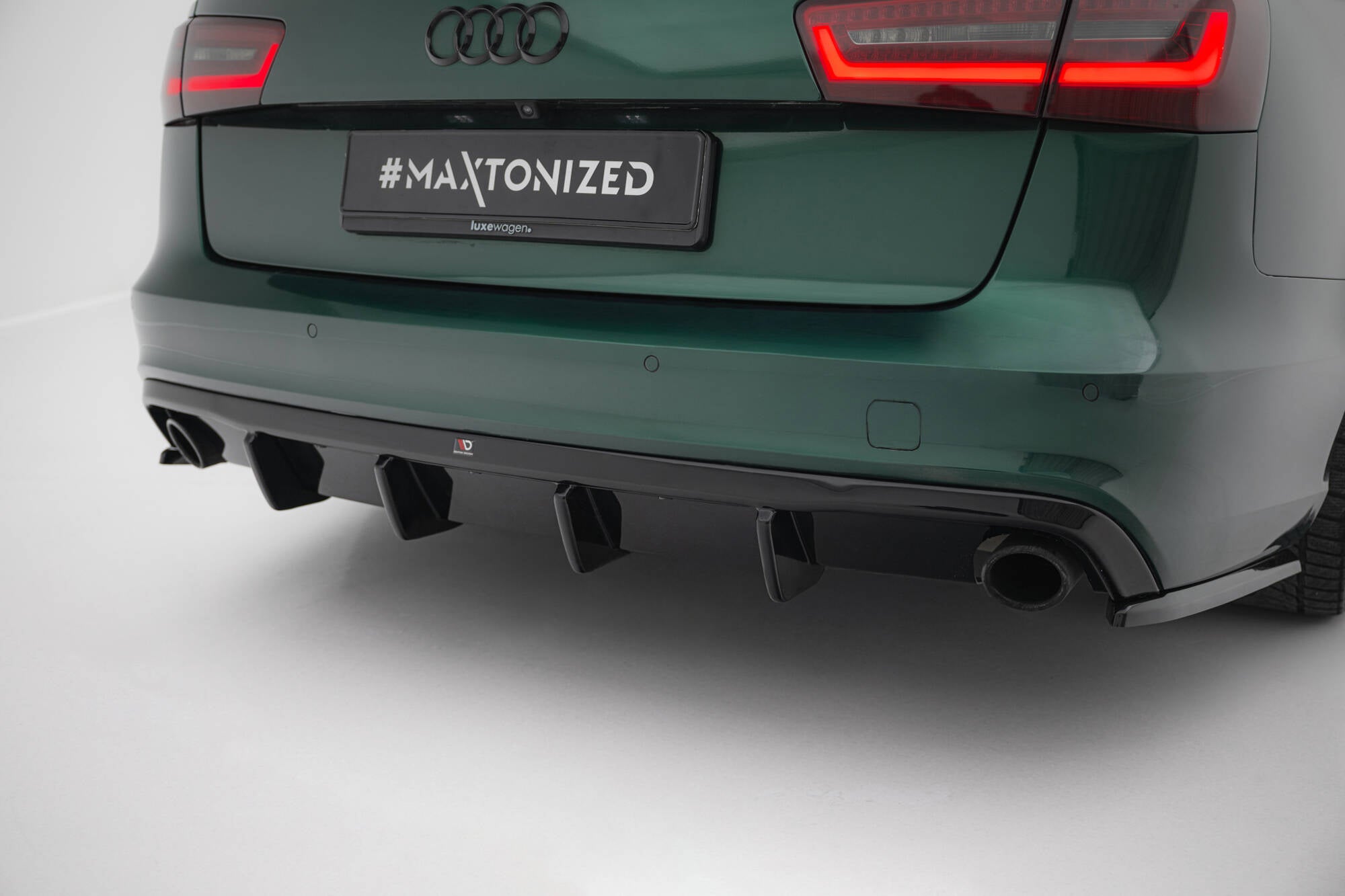 Diffusor Heck Ansatz für Audi A6 S-line Avant C7