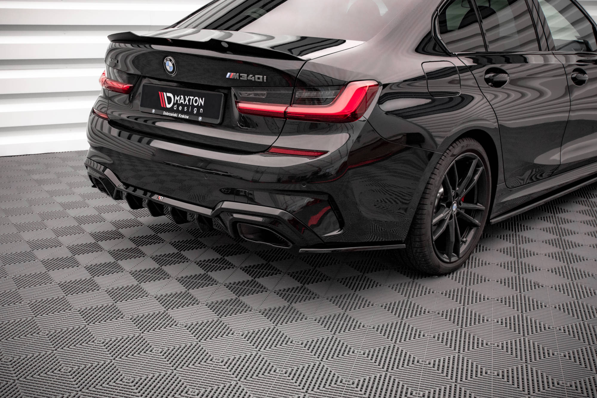 Flaps Heckansatz V3 Diffusor für BMW M340i / M - Paket G20 / G21