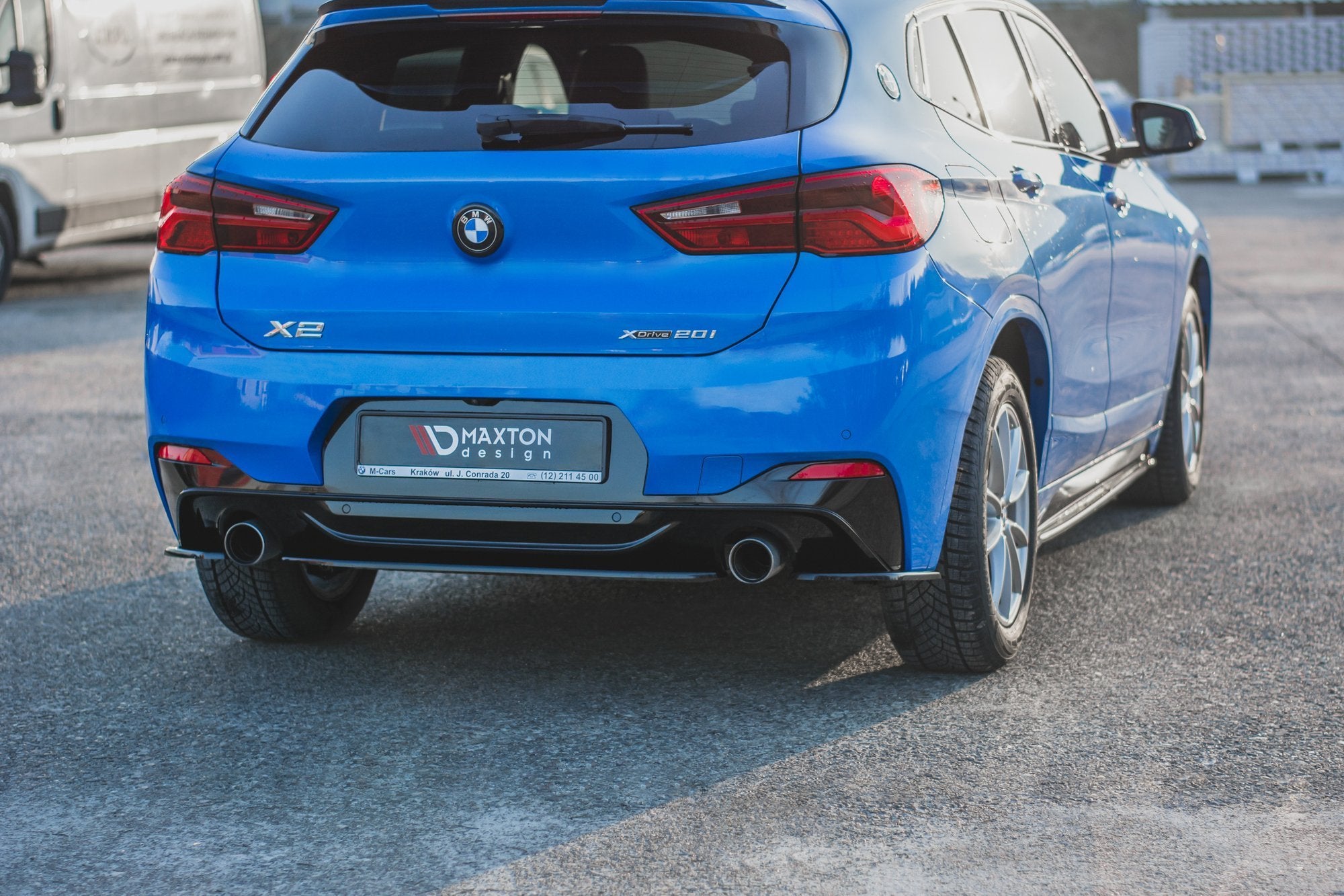 Flaps Heckansatz Diffusor für BMW X2 F39 M-Paket