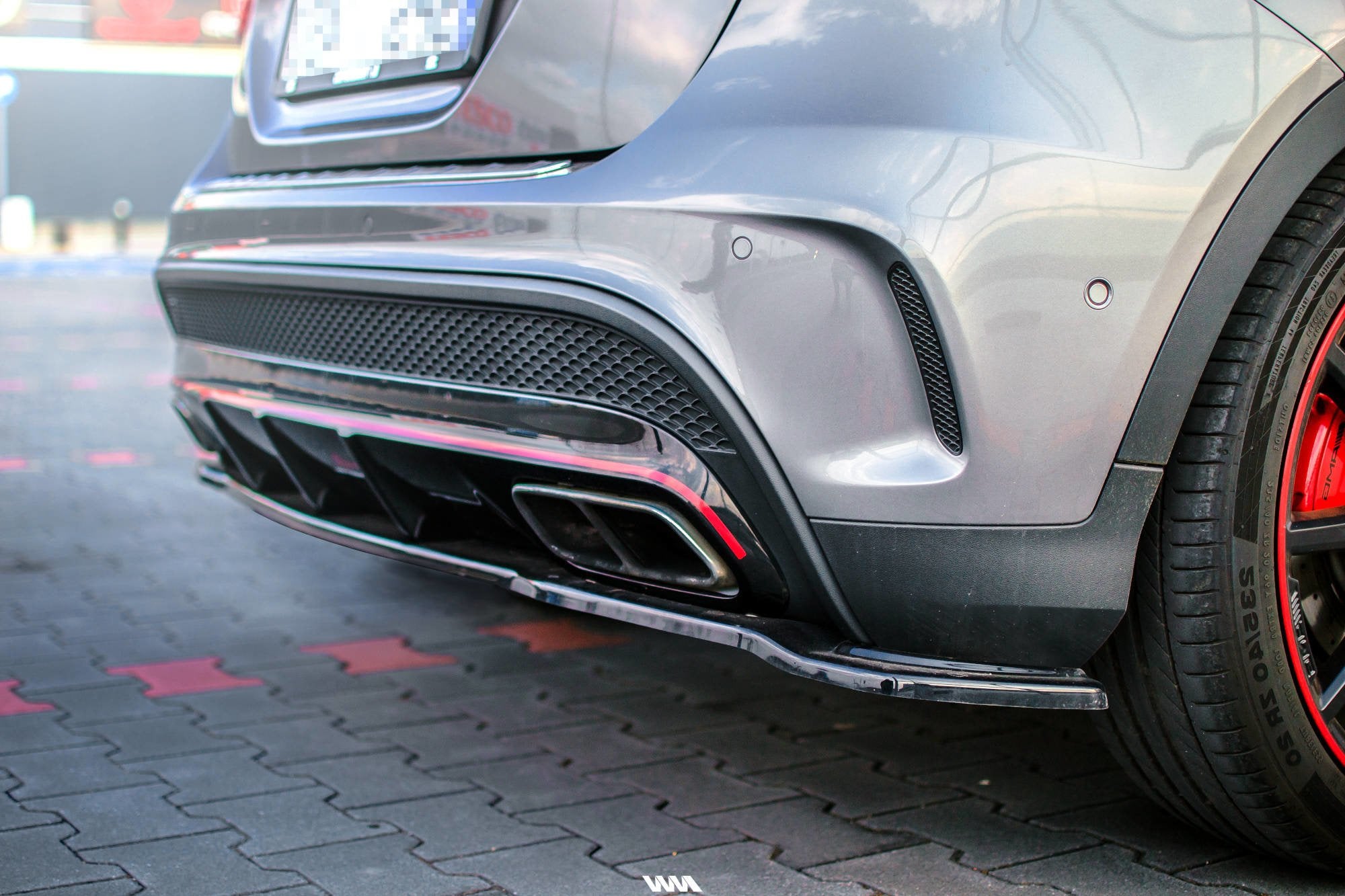 Diffusor für Mercedes-Benz GLA 45 AMG
