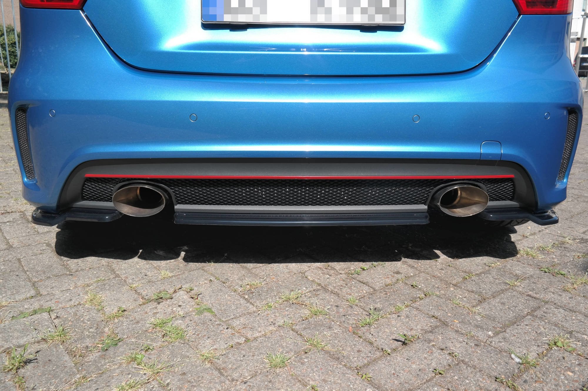 Diffusor für Mercedes W176 AMG-LINE vor Facelift