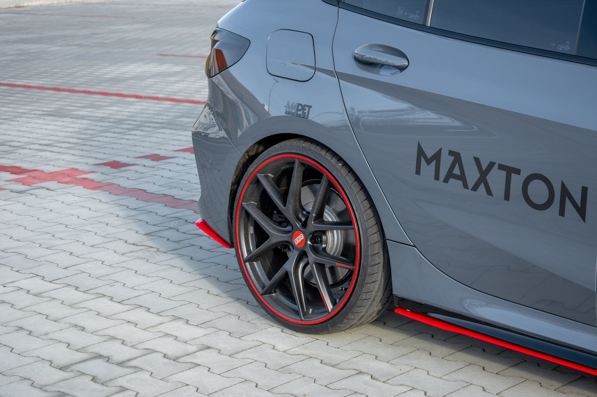 Flaps Heckansatz V2 Diffusor für BMW 1er F40 M - Paket