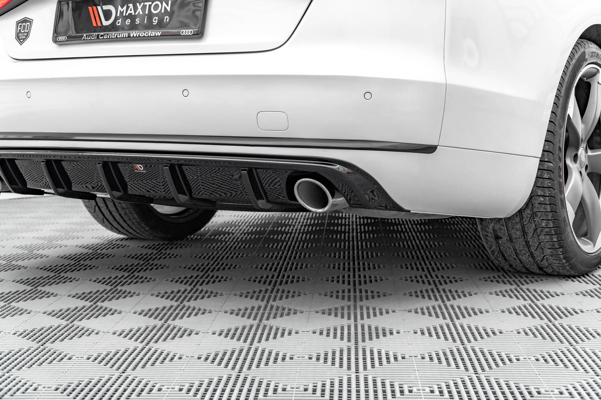 Diffusor Heck Ansatz für Audi A8 D4