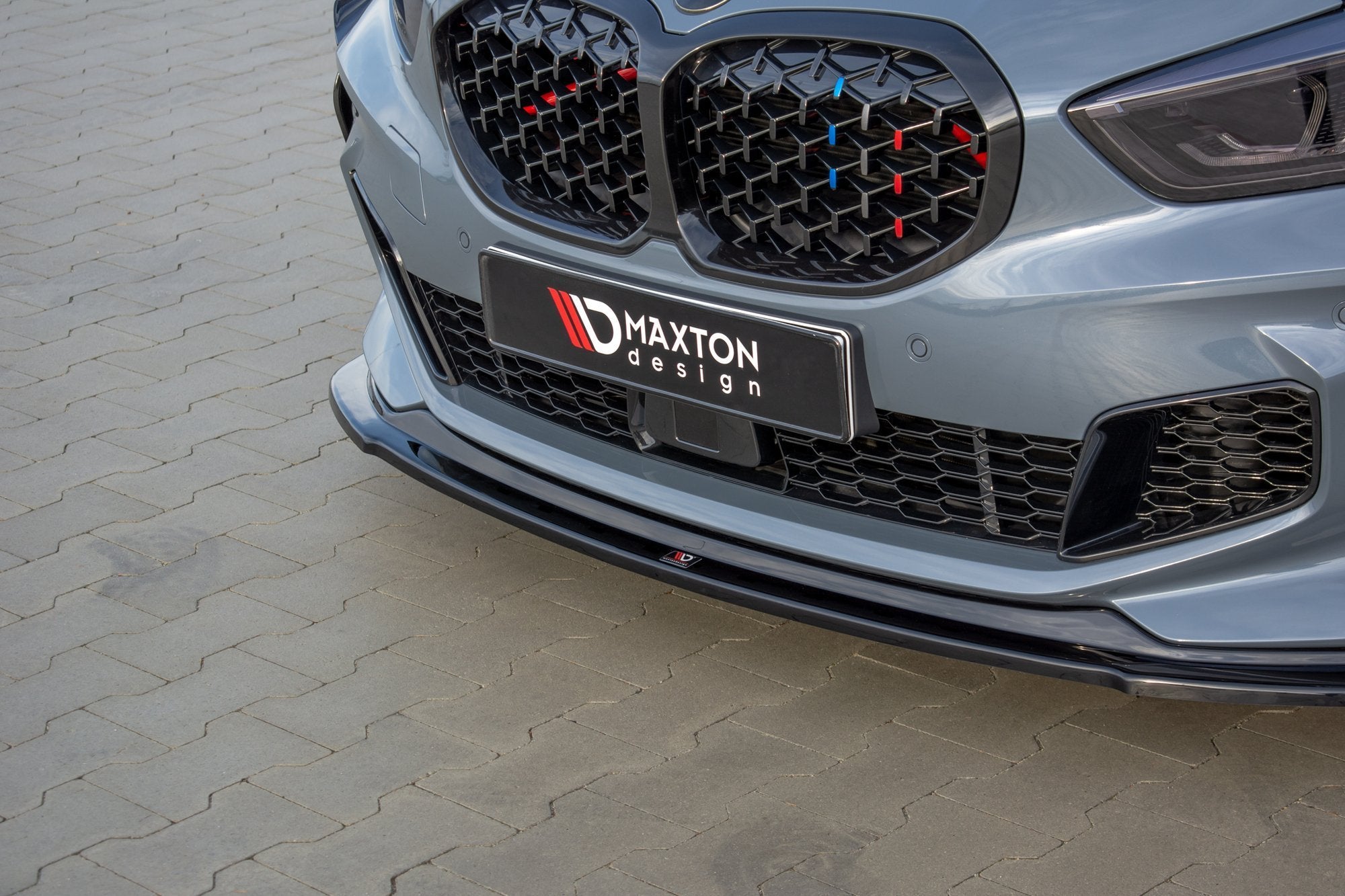 Frontlippe für BMW 1er F40 M-Paket/ M135i schwarz matt