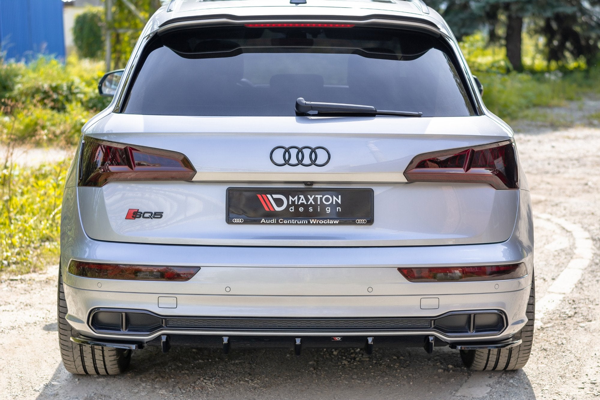 Diffusor Heck Ansatz für Audi SQ5/Q5 S-line Mk2