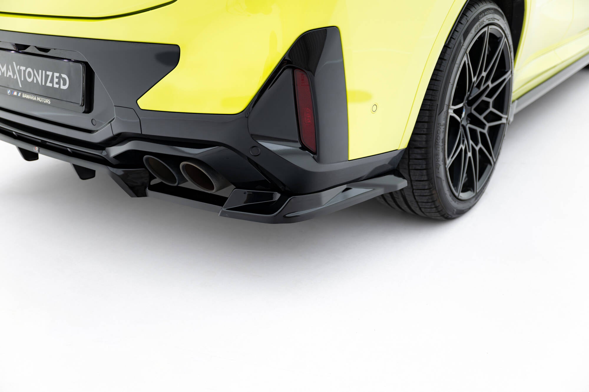 Mittlerer Cup Diffusor DTM Look Heck Ansatz für BMW X4M F98 Facelift