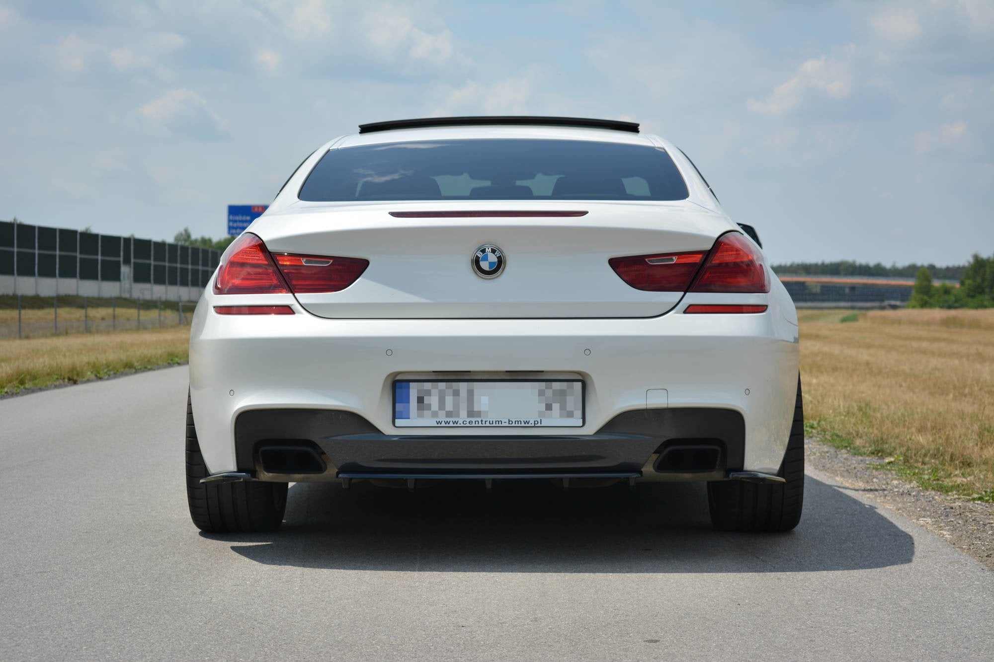 Heckansatz für BMW 6er Gran Coupé M Paket DTM LOOK