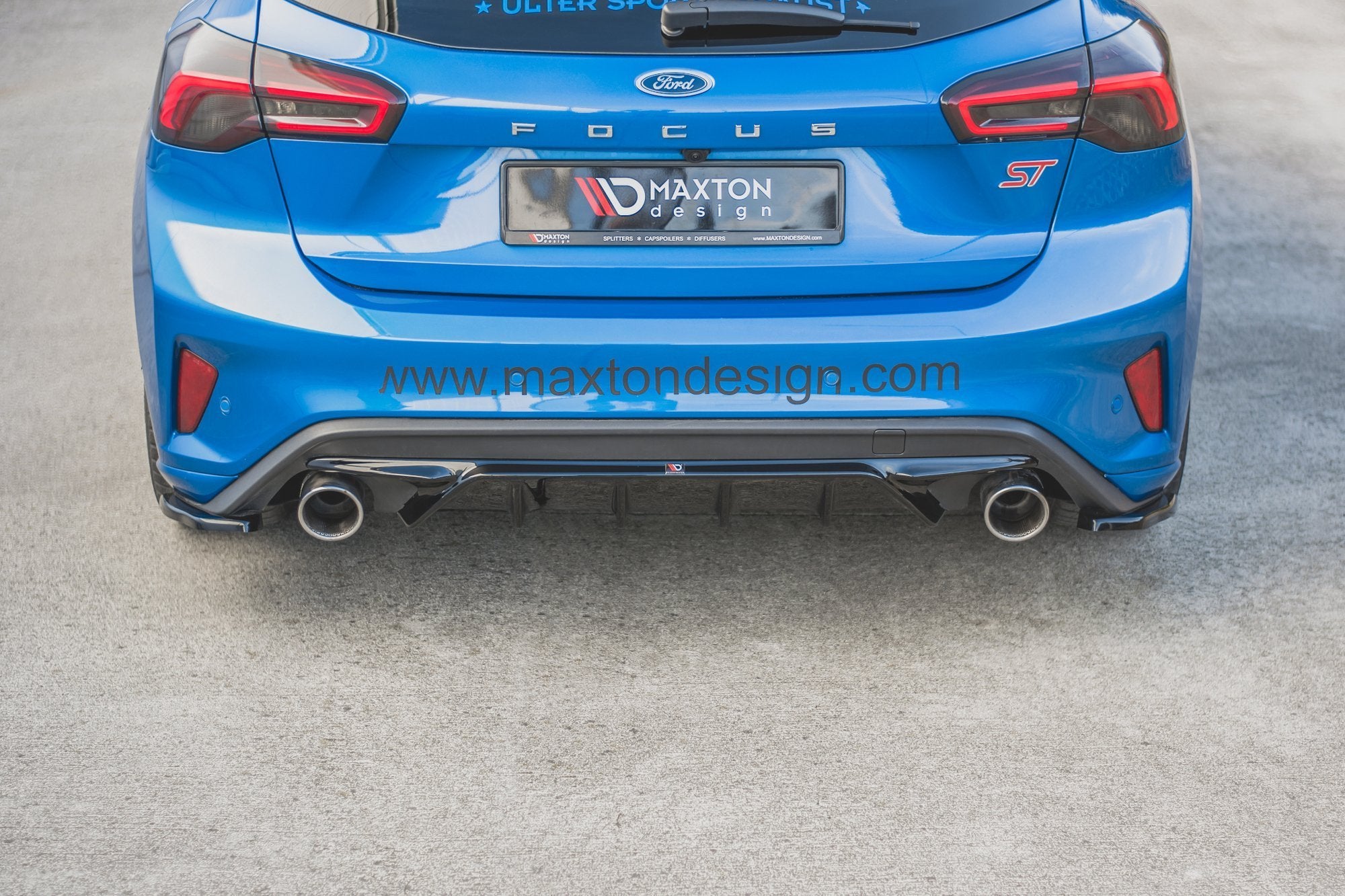 Heck Ansatz Flaps Diffusor V1 für Ford Focus ST Mk4