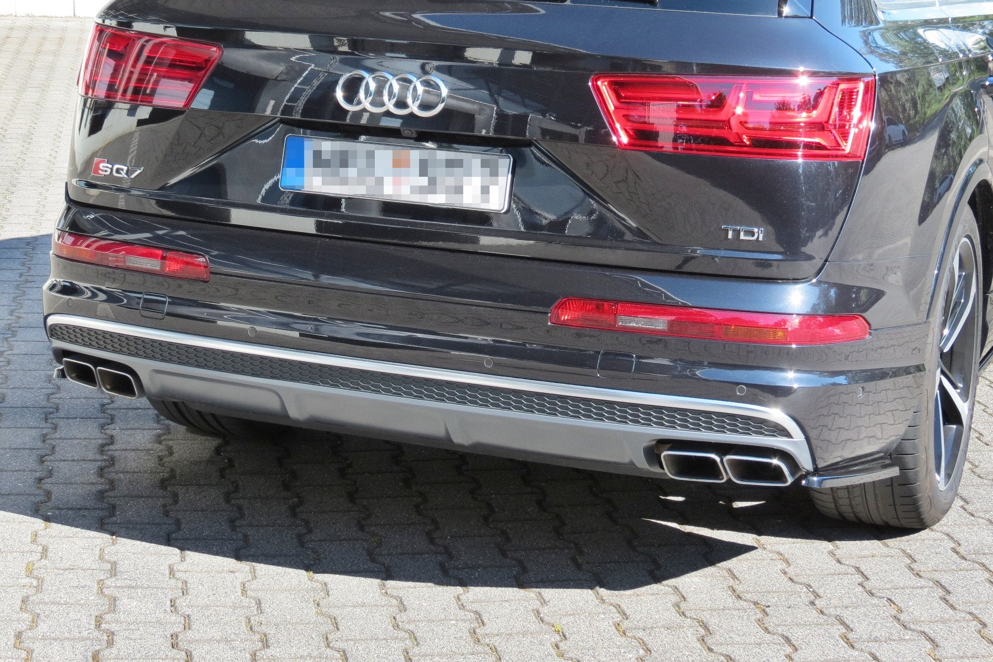 Flaps Heckansatz Flaps Heckansatz für Audi SQ7 / Q7 S-Line Mk.2
