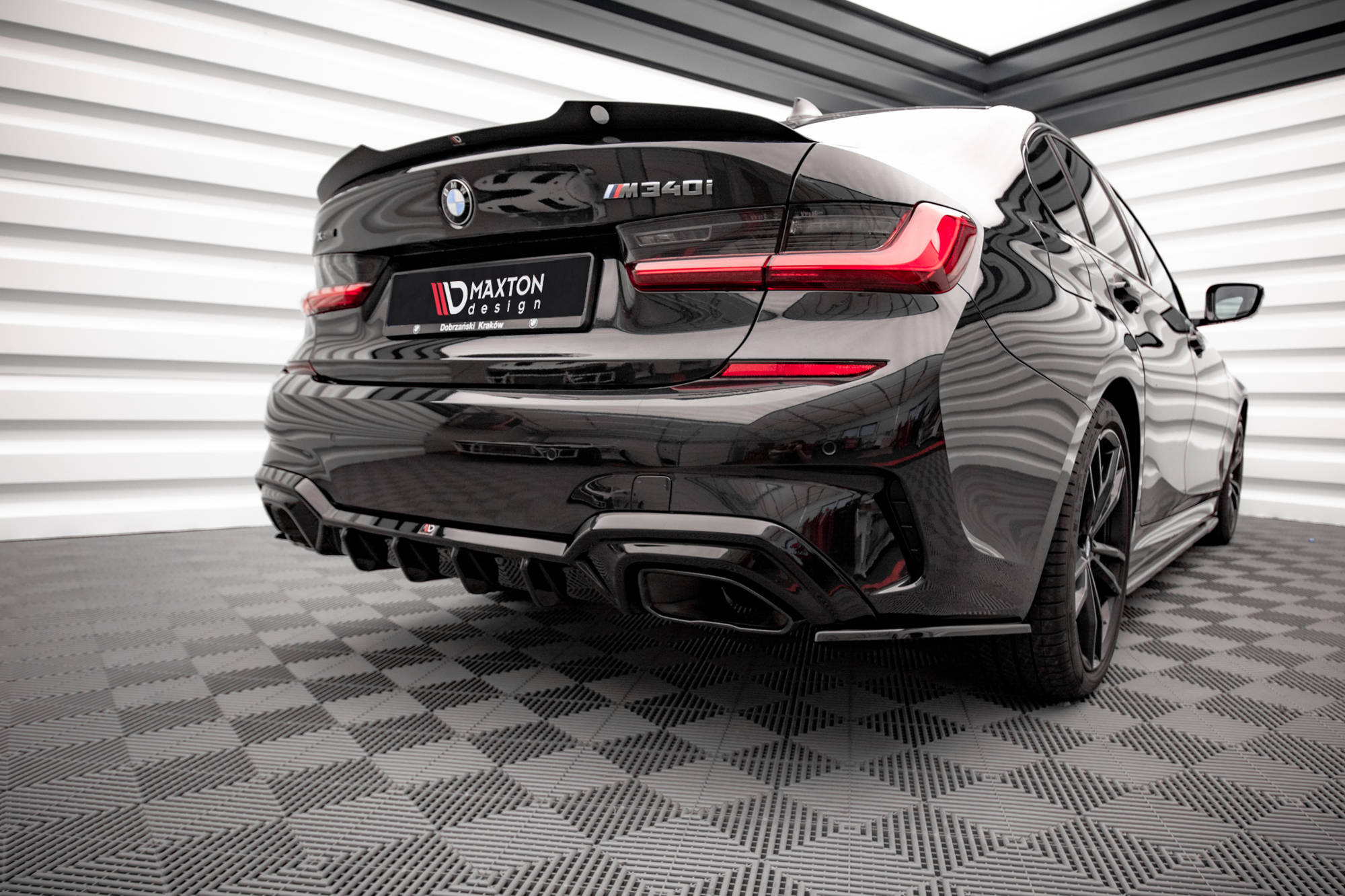 Flaps Heckansatz V3 Diffusor für BMW M340i / M - Paket G20 / G21