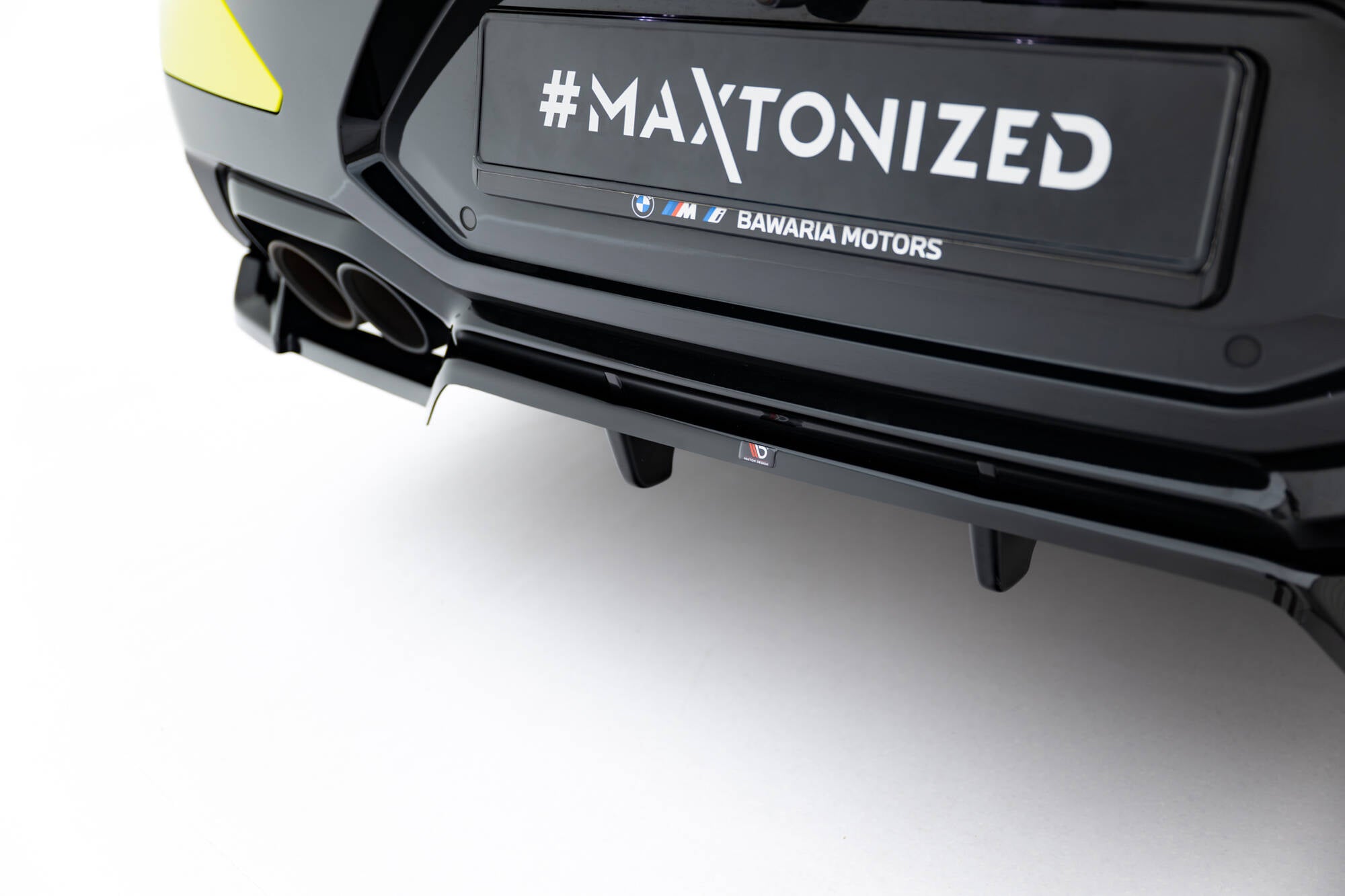 Mittlerer Cup Diffusor DTM Look Heck Ansatz für BMW X4M F98 Facelift