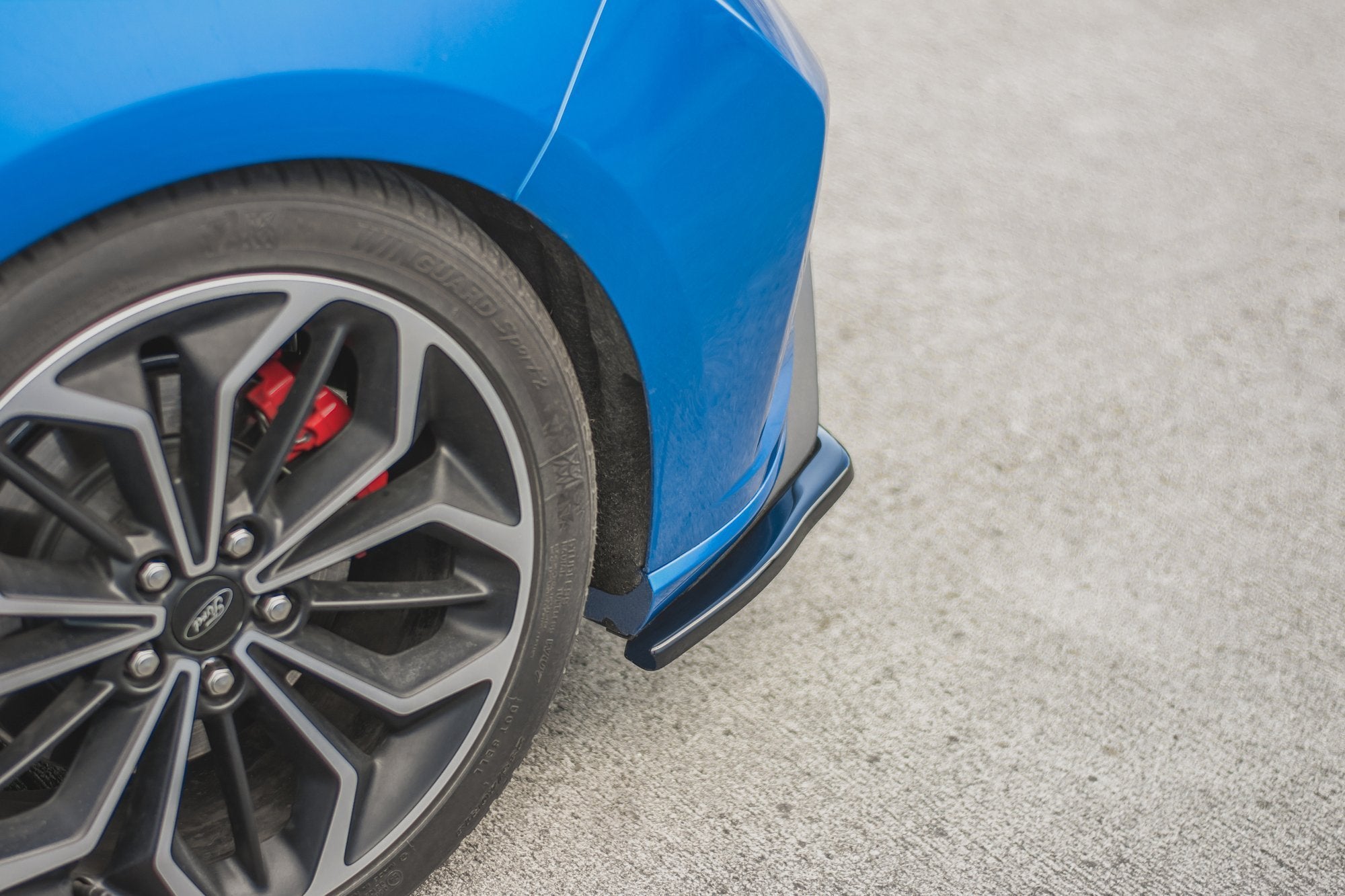 Heck Ansatz Flaps Diffusor V1 für Ford Focus ST Mk4