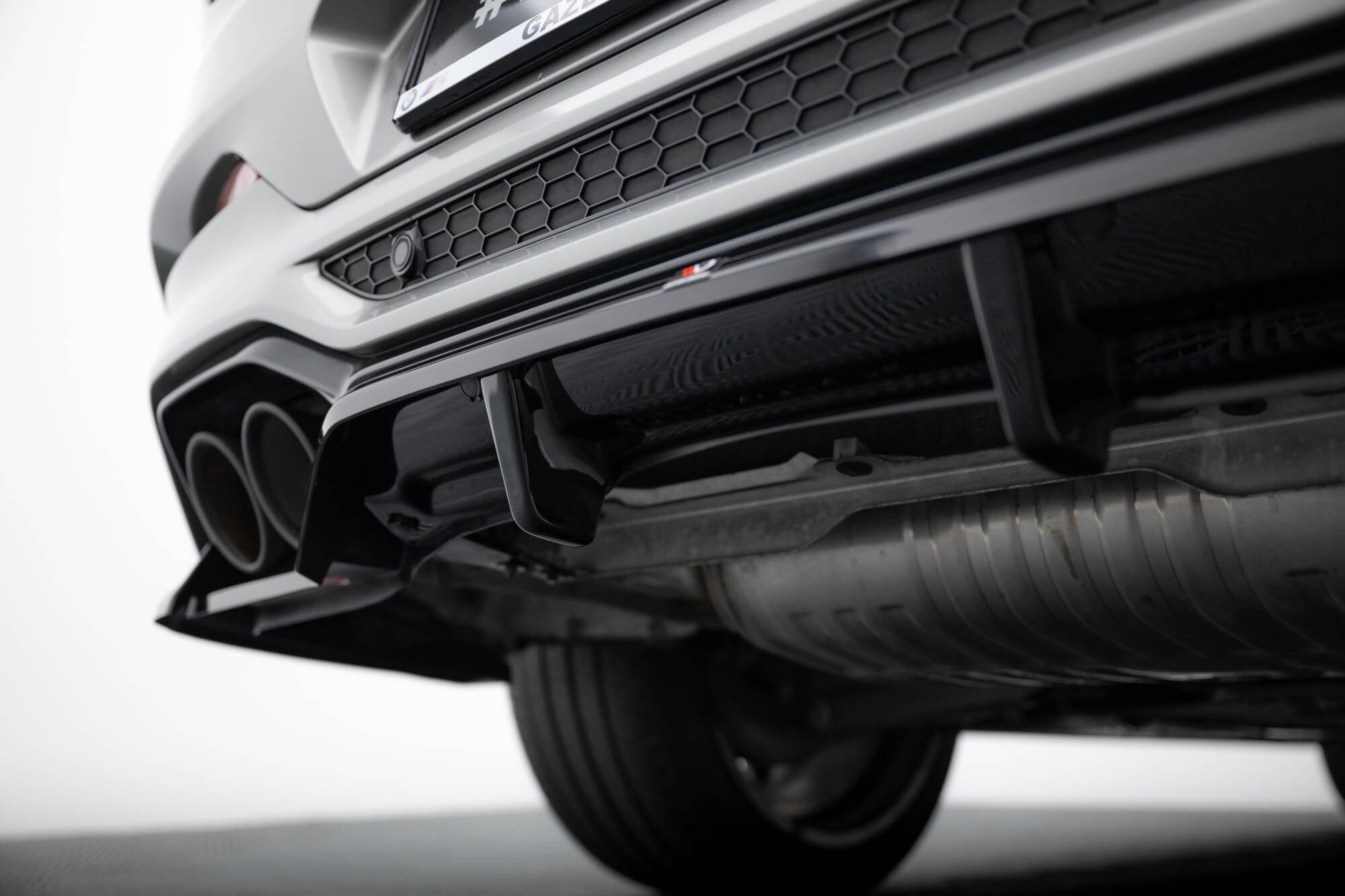 Mittlerer Cup Diffusor DTM Look Heck Ansatz für BMW X4 M F98