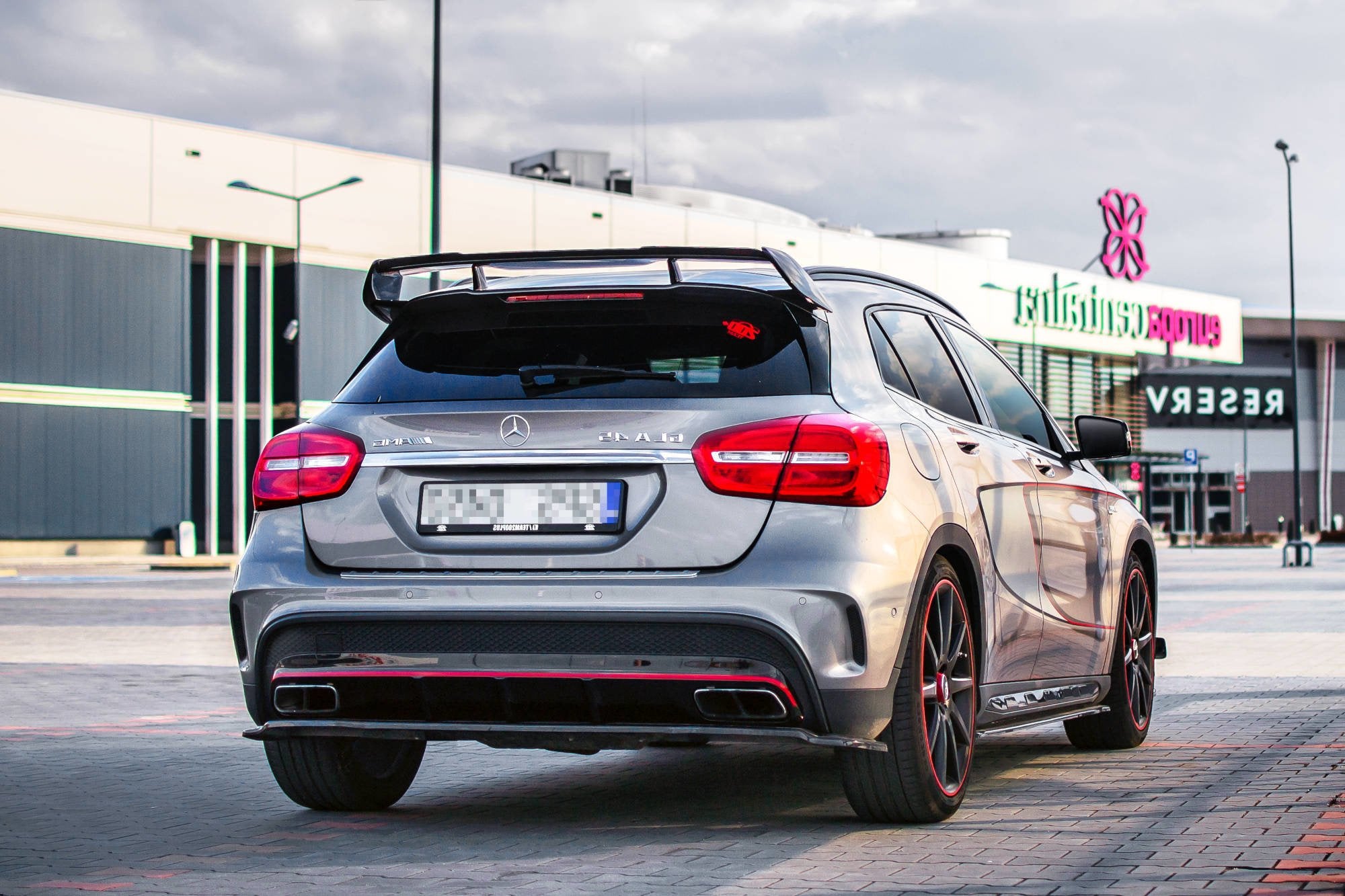 Diffusor für Mercedes-Benz GLA 45 AMG