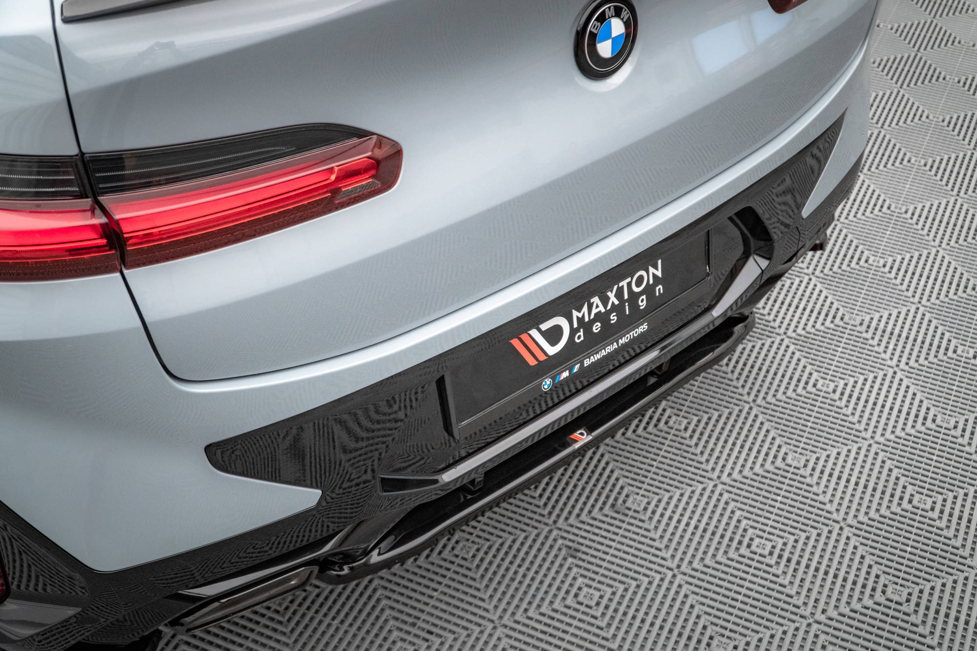 Heckansatz für BMW X4 M - Paket G02 Facelift