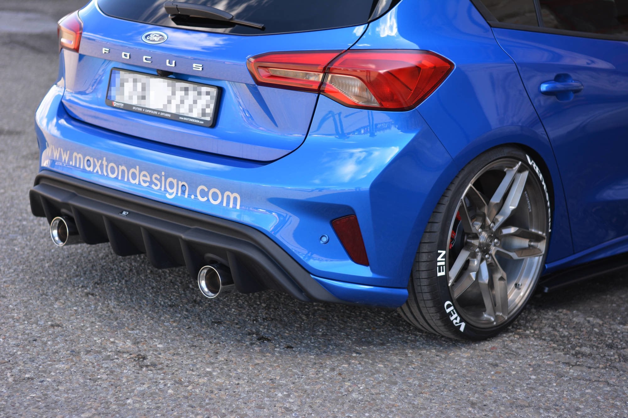 Diffusor Heck Ansatz für Ford Focus Hatchabck ST-Line