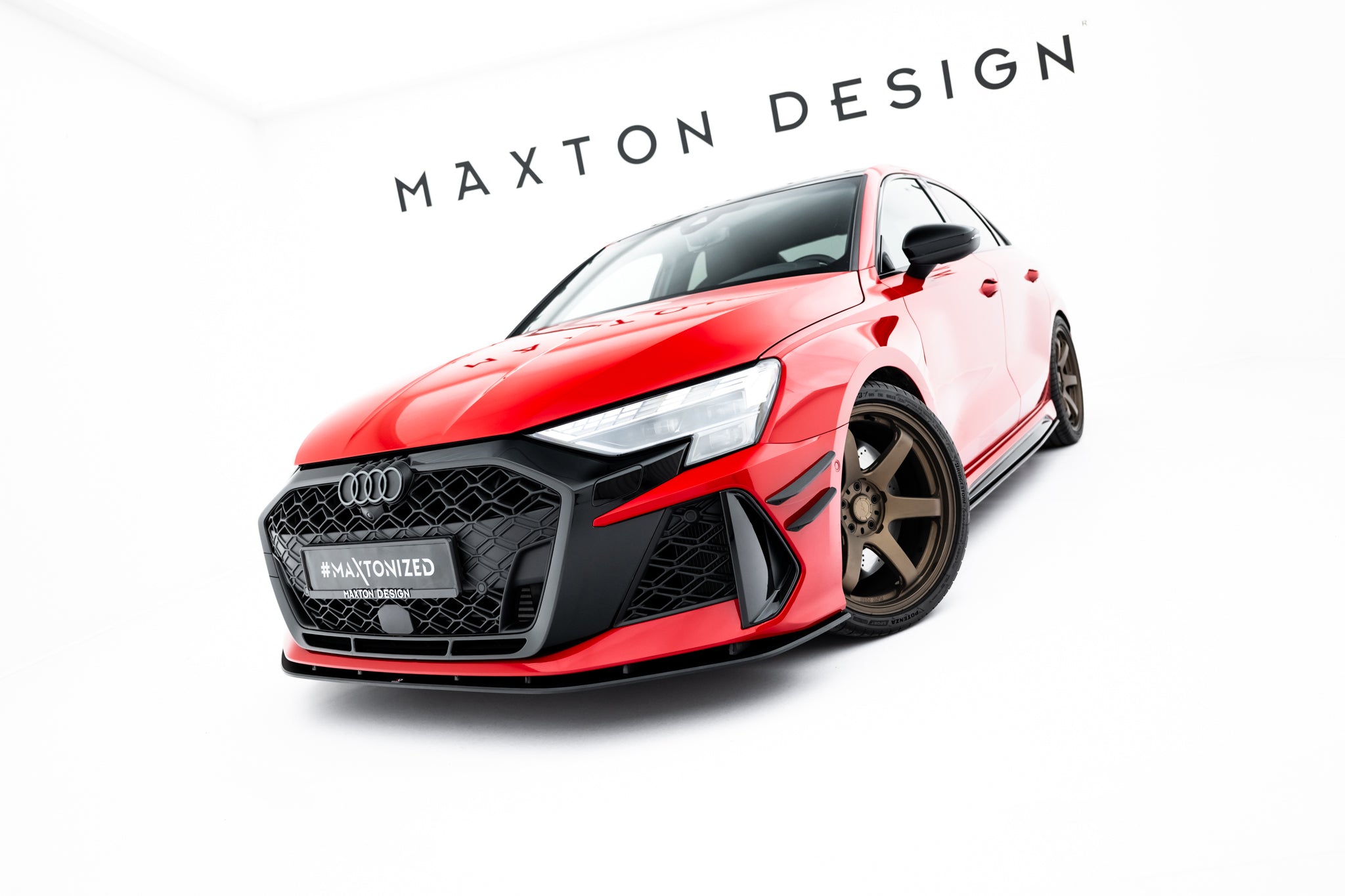 Street Pro Frontlippe für Audi RS3 Limousine 8Y Facelift