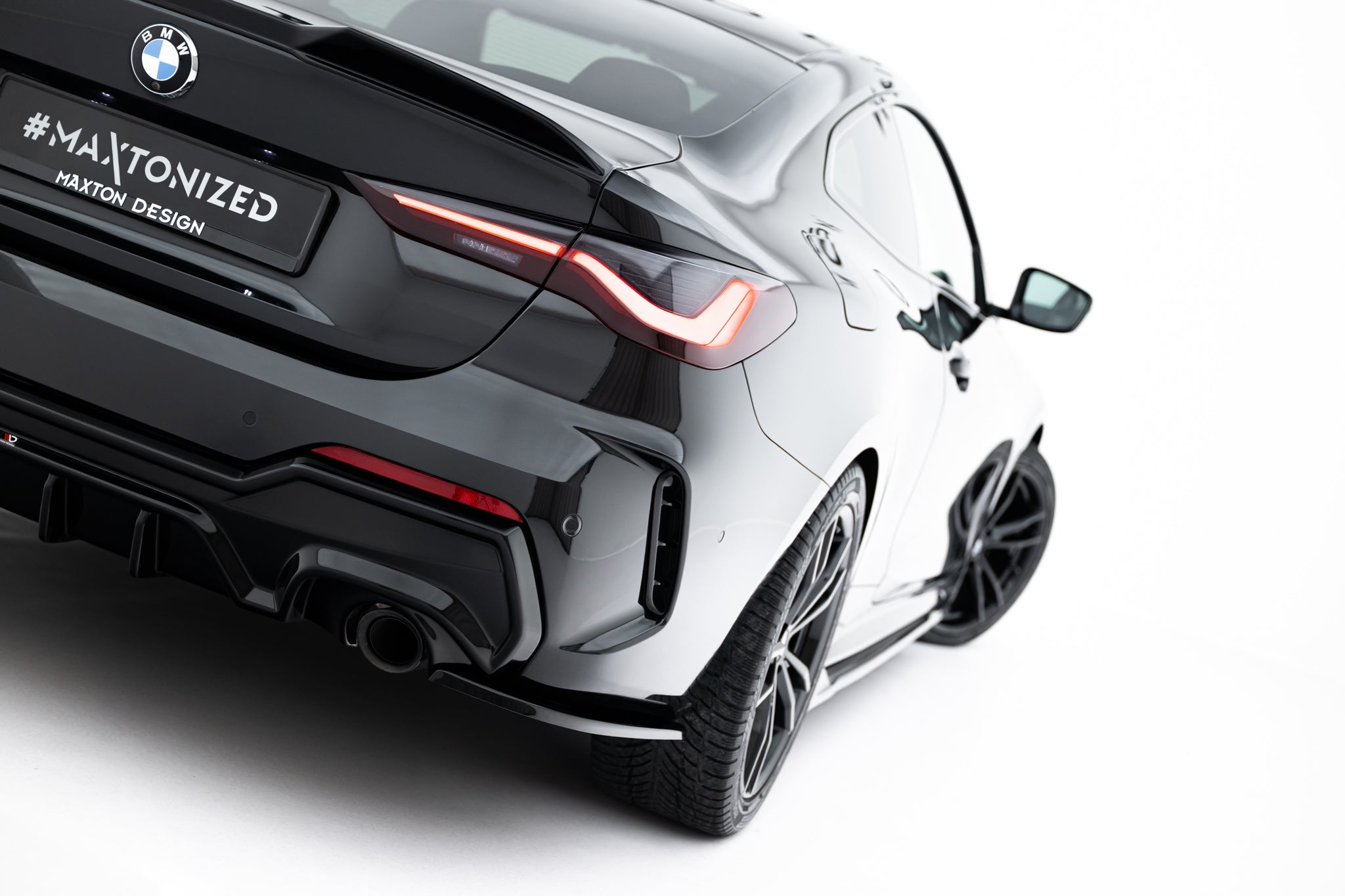 Flaps Heckansatz V7 Diffusor für BMW 4er M - Paket G22 / G23 / G22 Facelift / G23 Facelift