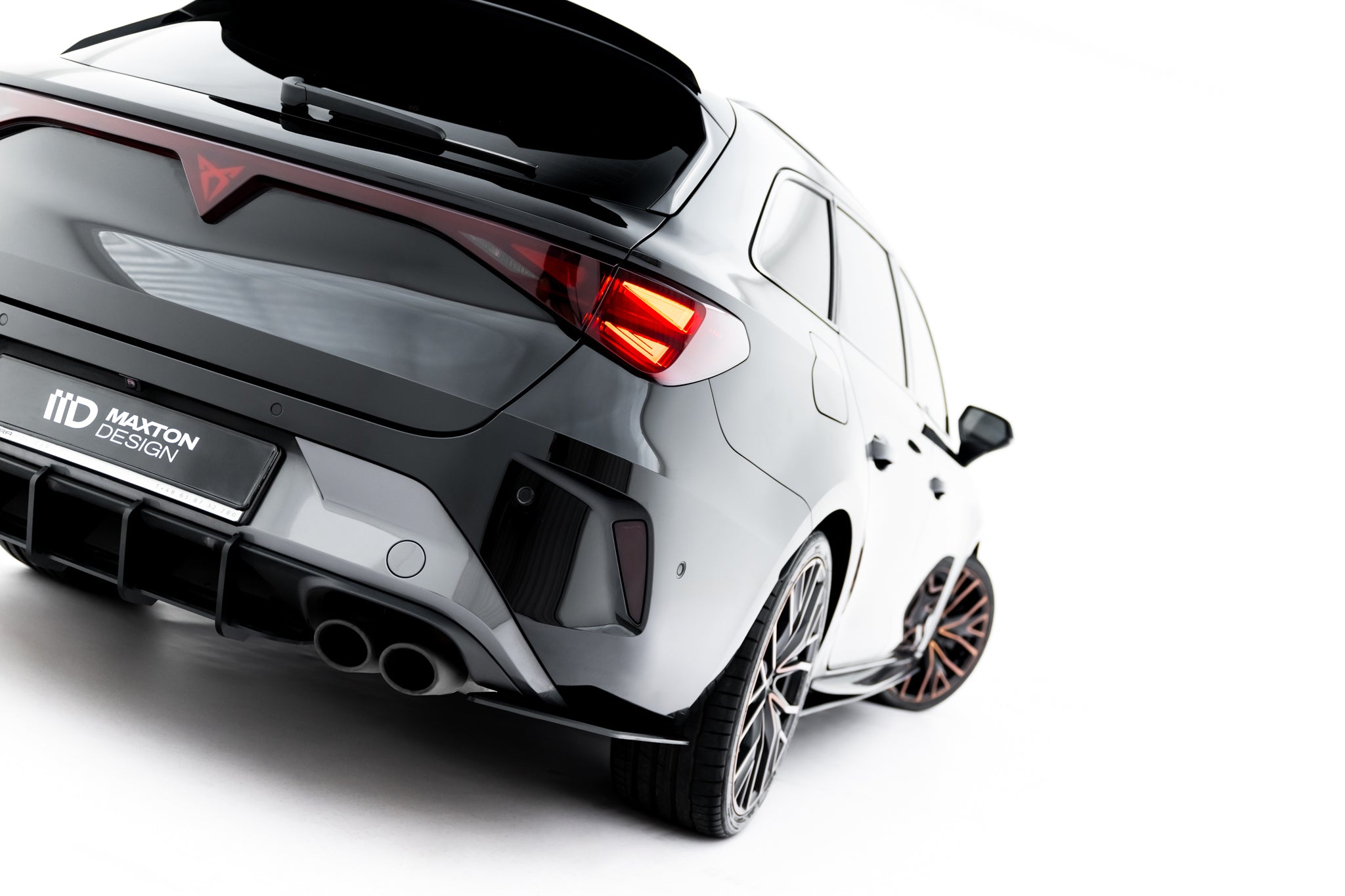 Street Pro Heck Ansatz Flaps Diffusor für Cupra Leon ST Mk1 Facelift