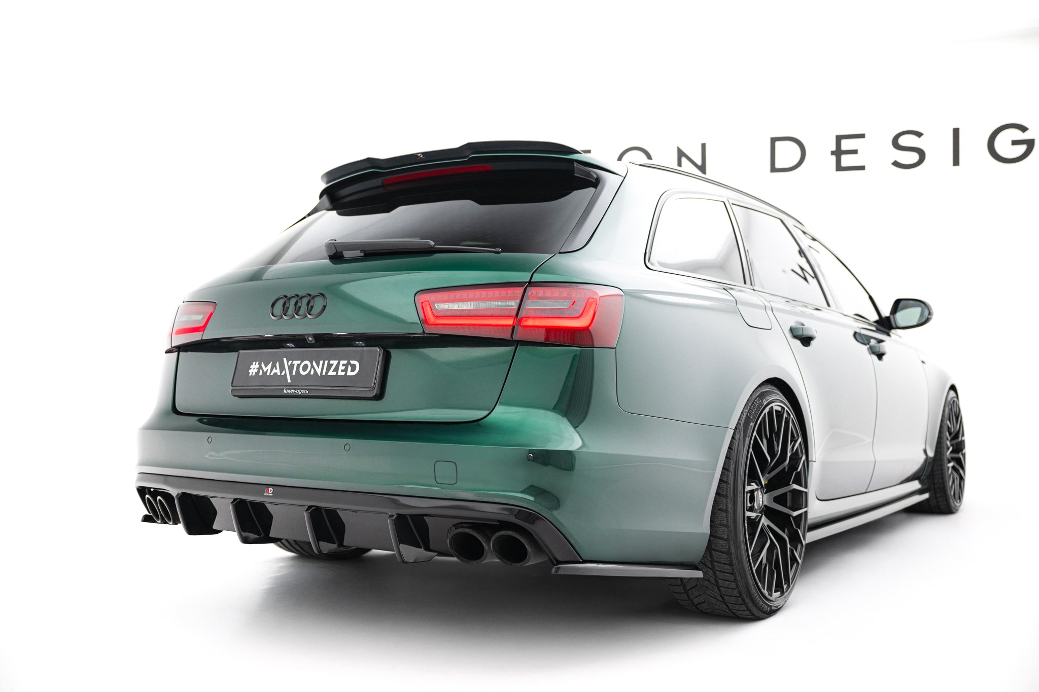 Diffusor Heck Ansatz für Audi S6 Avant C7