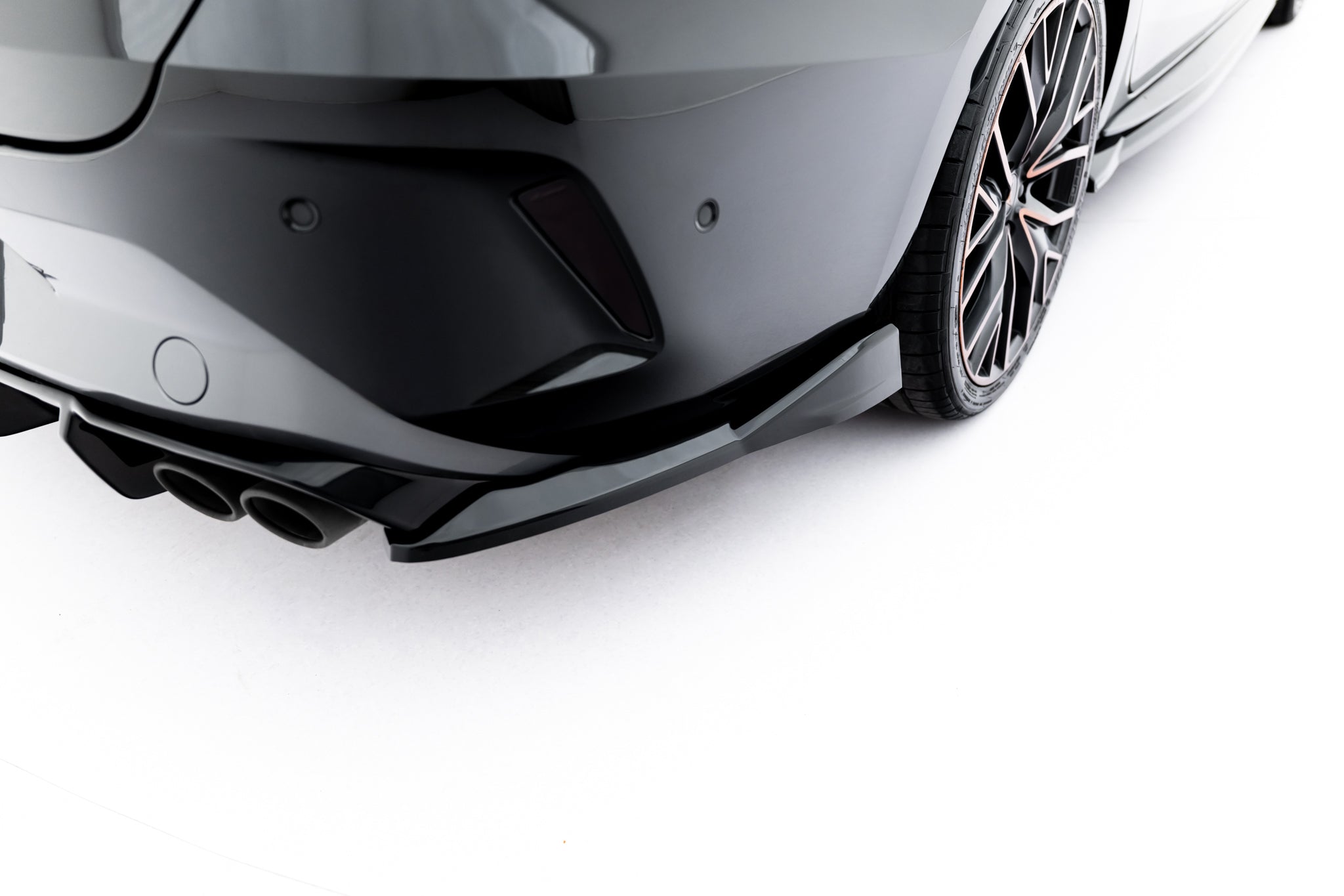 Heck Ansatz Flaps Diffusor V6 für Cupra Leon ST Mk1 Facelift