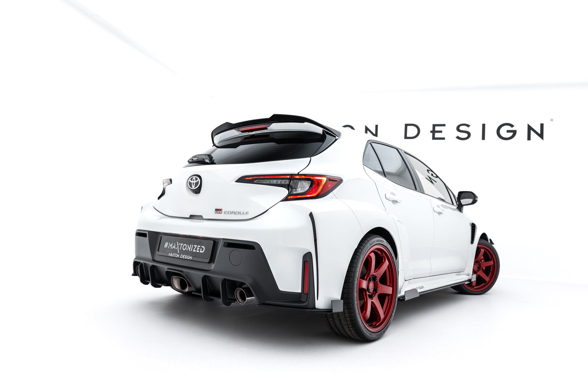 Street Pro Heck Ansatz Flaps Diffusor + Flaps für Toyota GR Corolla Mk12