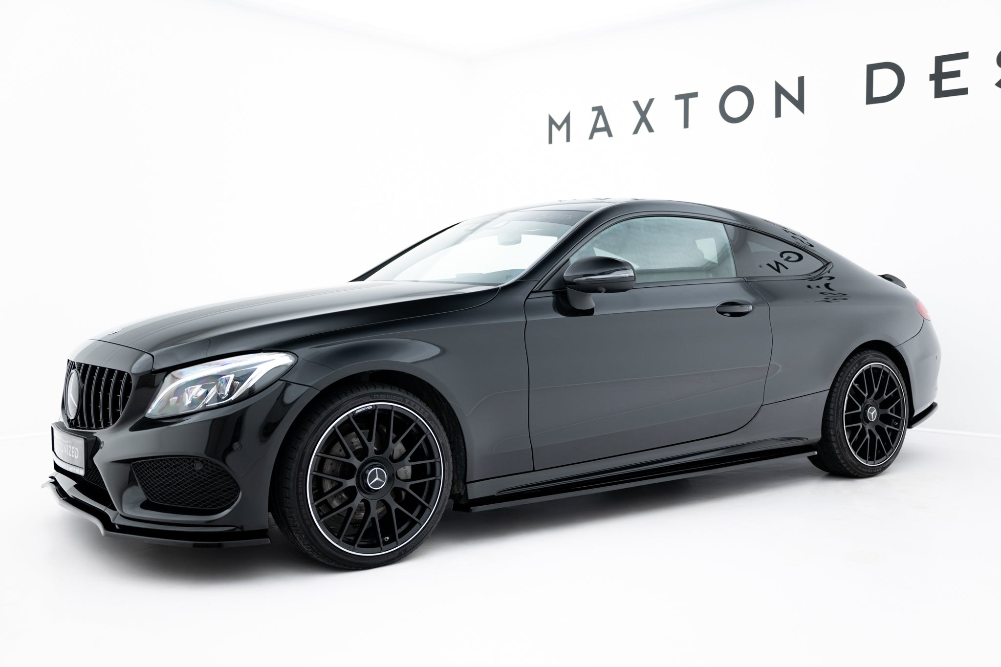 Seitenschweller Ansatz für MERCEDES- BENZ C-KLASSE W205 COUPE AMG-LINE
