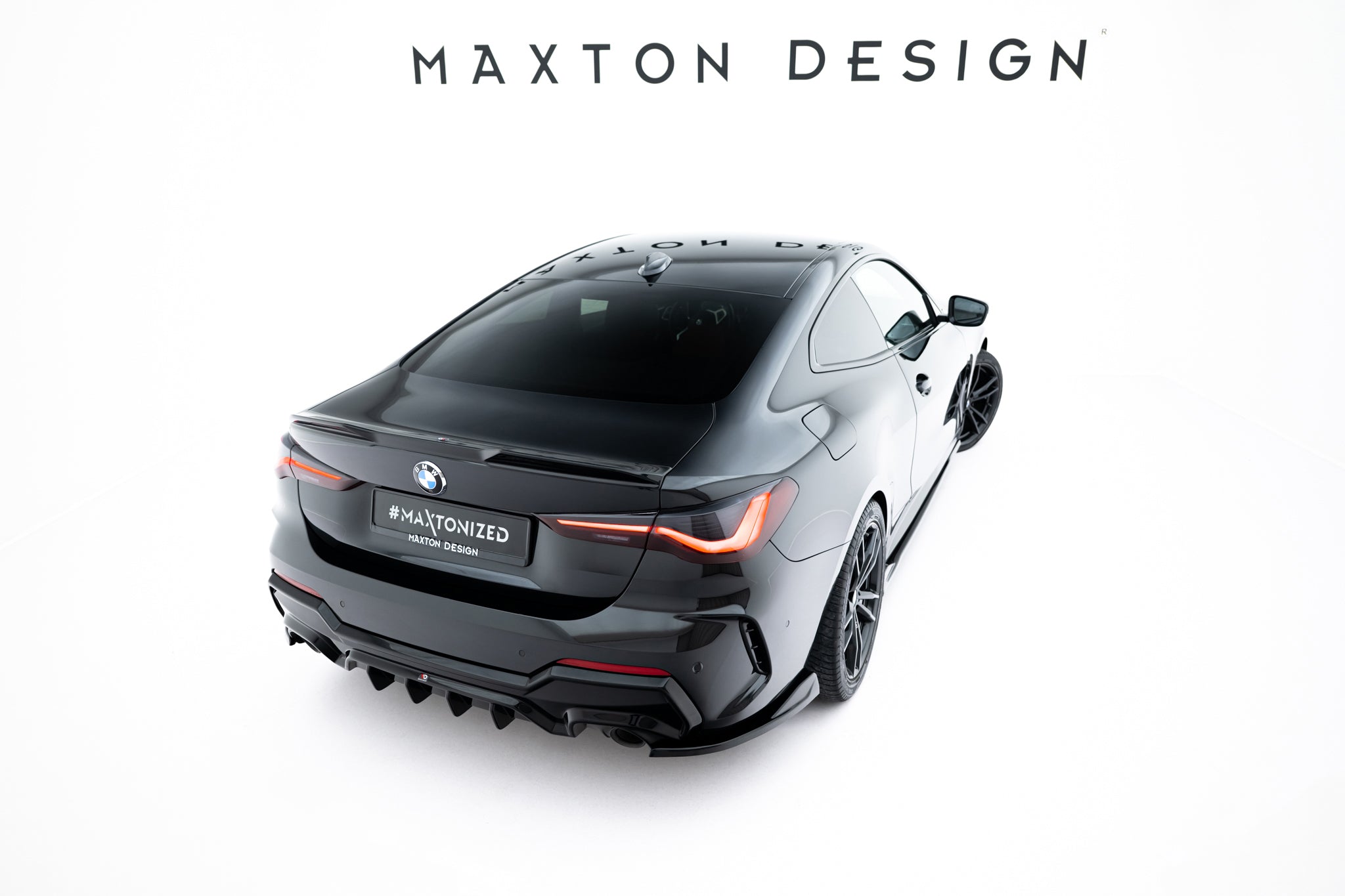 Flaps Heckansatz V8 Diffusor für BMW 4er M - Paket G22 / G23 / G22 Facelift / G23 Facelift