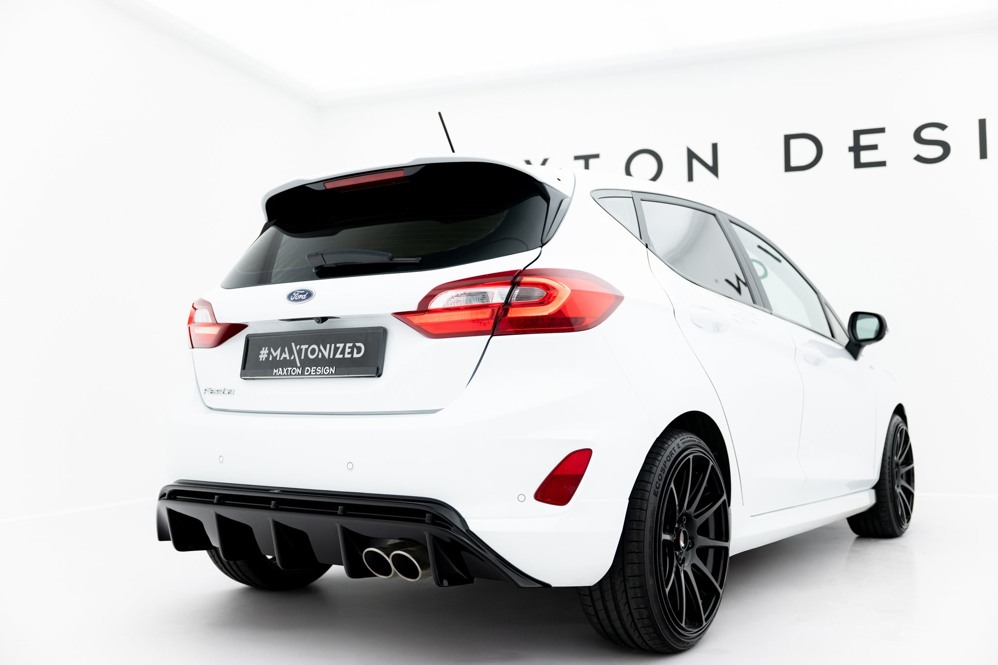 Diffusor V2 Heck Ansatz für Ford FIesta Mk8 ST