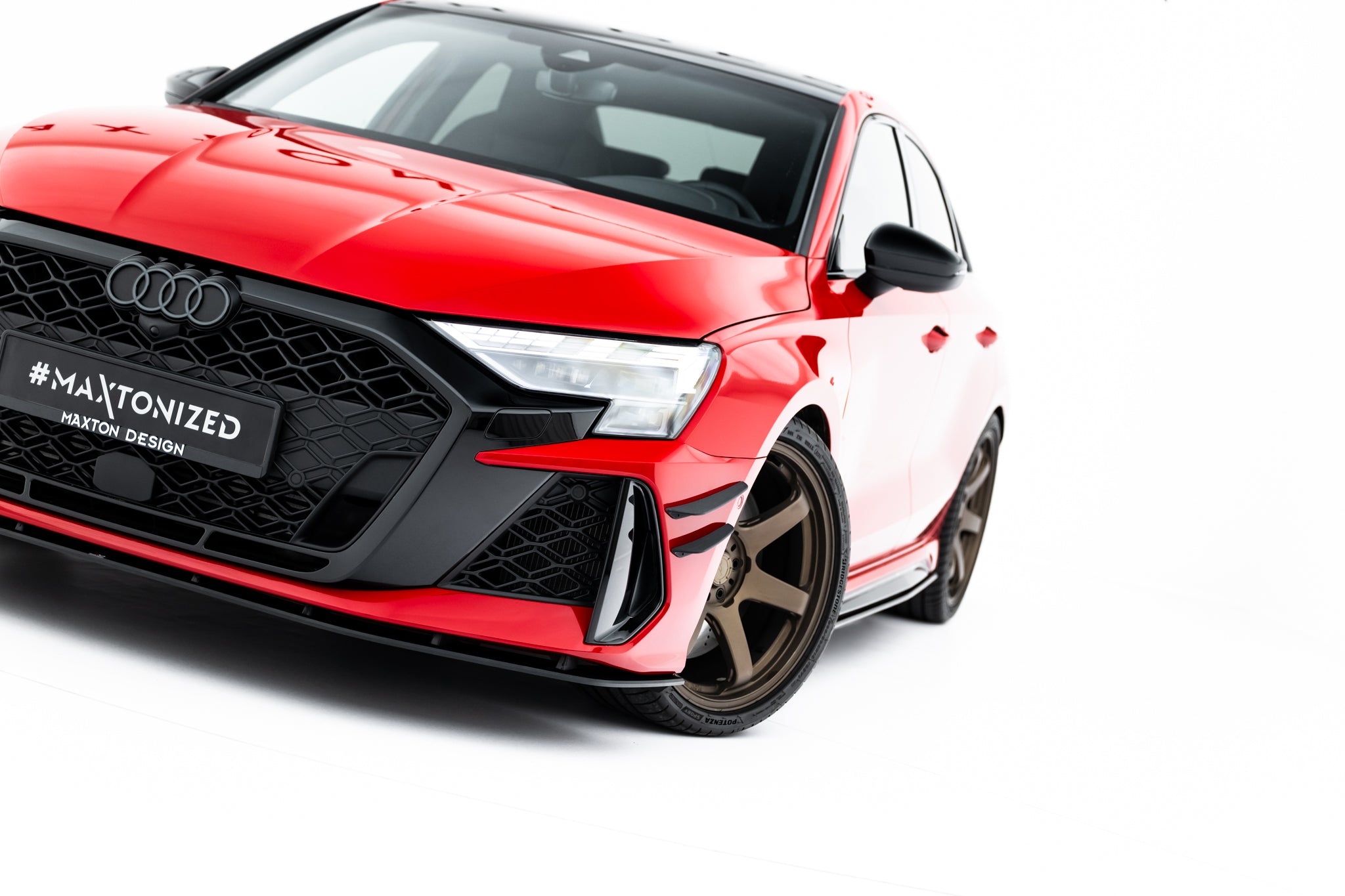 Street Pro Frontlippe für Audi RS3 Limousine 8Y Facelift