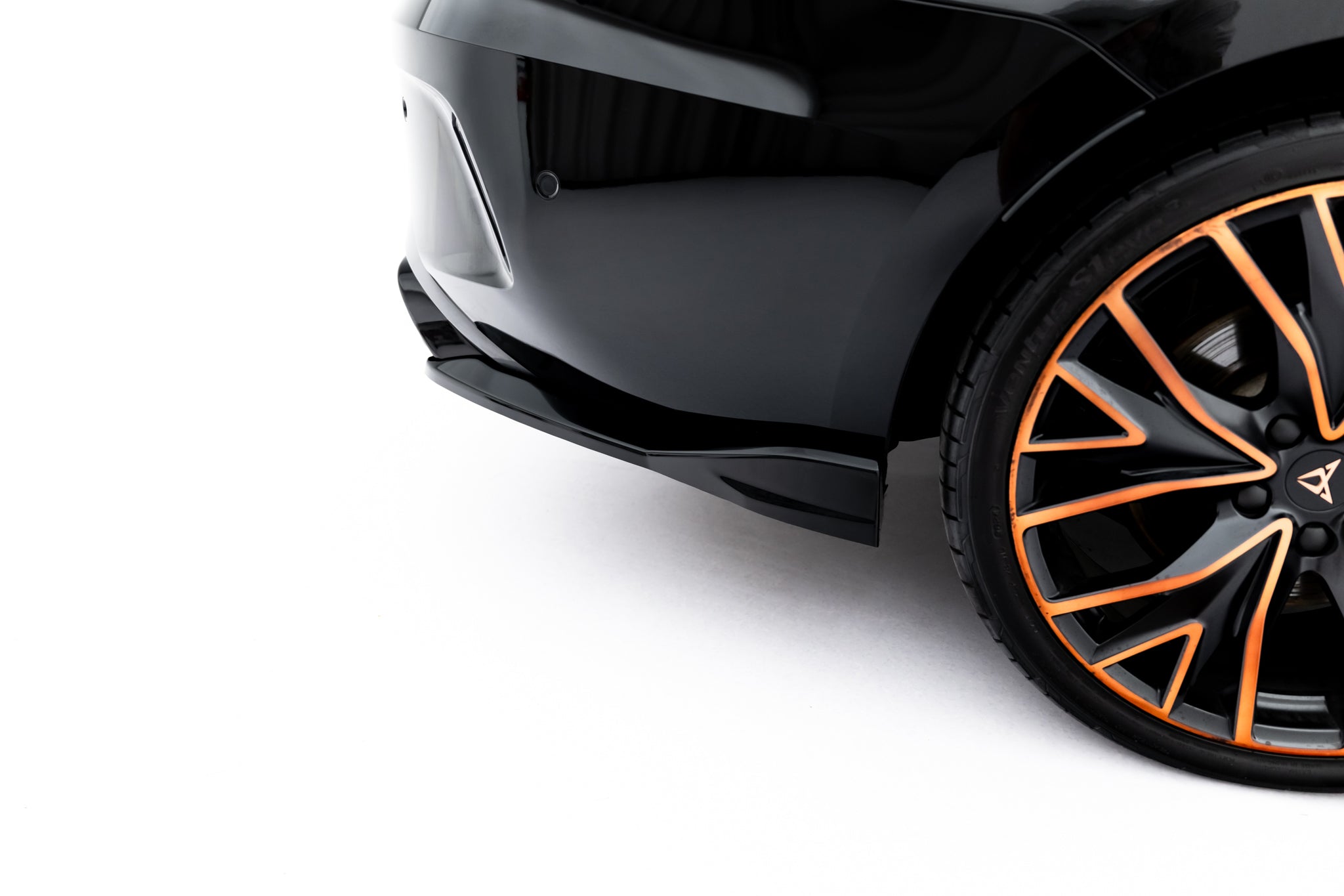 Heck Ansatz Flaps Diffusor V6 für Cupra Leon ST Mk1 Facelift