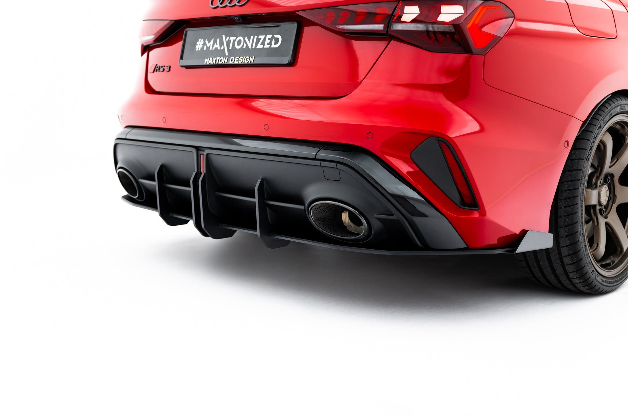 Street Pro Heckschürze + Flaps für Audi RS3 Limousine 8Y Facelift