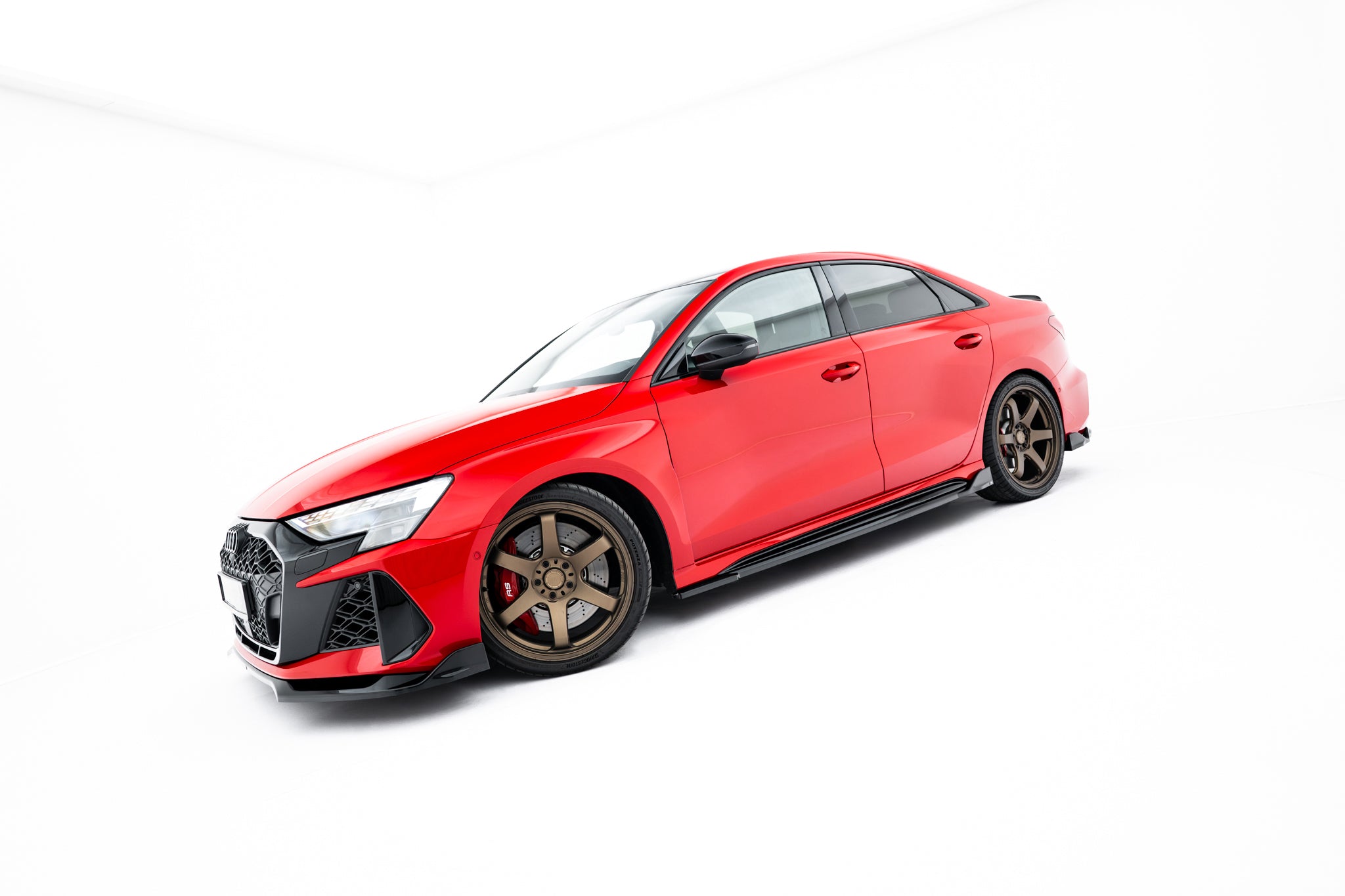 Seitenschweller V2 Ansatz für Audi RS3 Limousine 8Y / 8Y Facelift