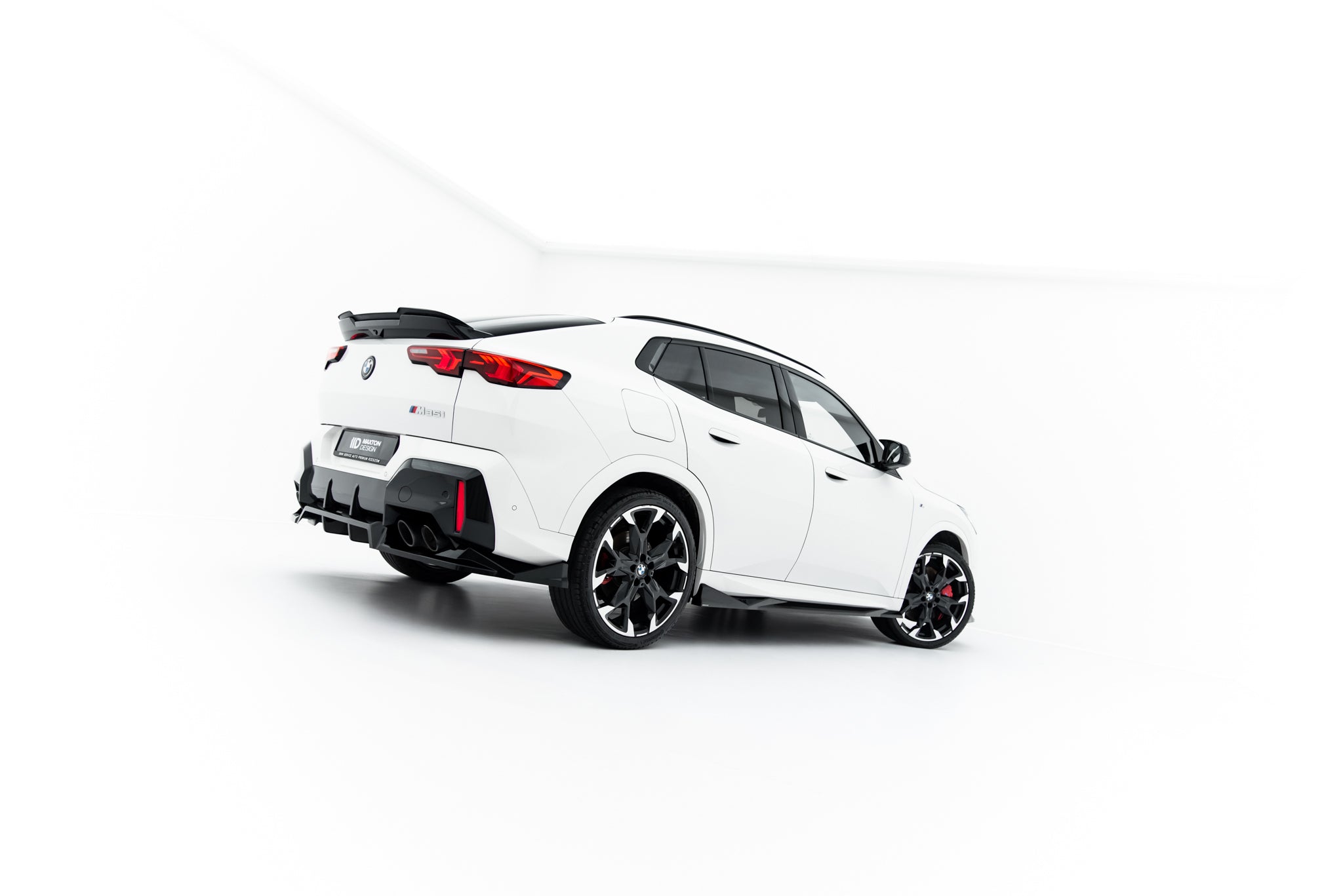 Mittlerer Cup Diffusor DTM Look Heck Ansatz für BMW X2 M35i U10