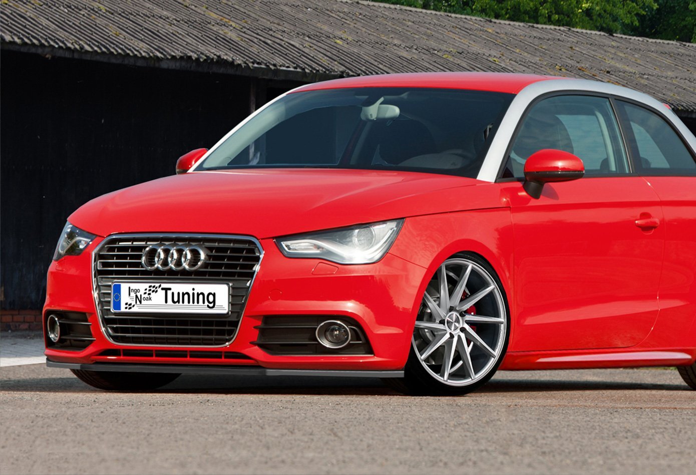 Cup Frontspoilerlippe passend für Audi A1 8X Bj. 2010-2014