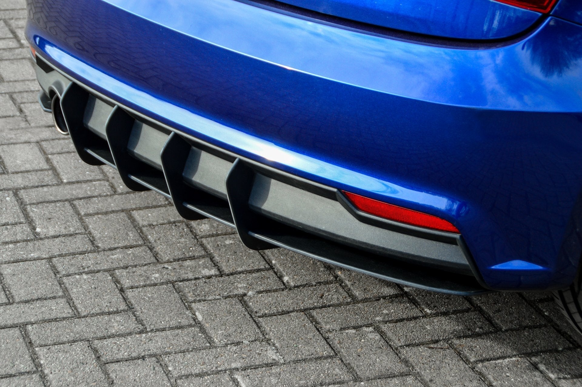 Racing Heckansatz Heckeinsatz Diffusor passend für Audi A1 8X