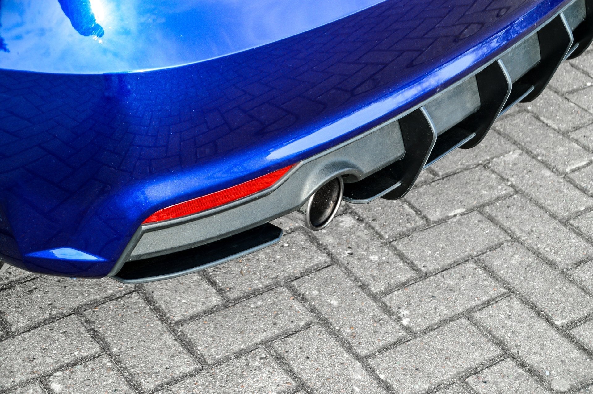 Racing Heckansatz Heckeinsatz Diffusor passend für Audi A1 8X
